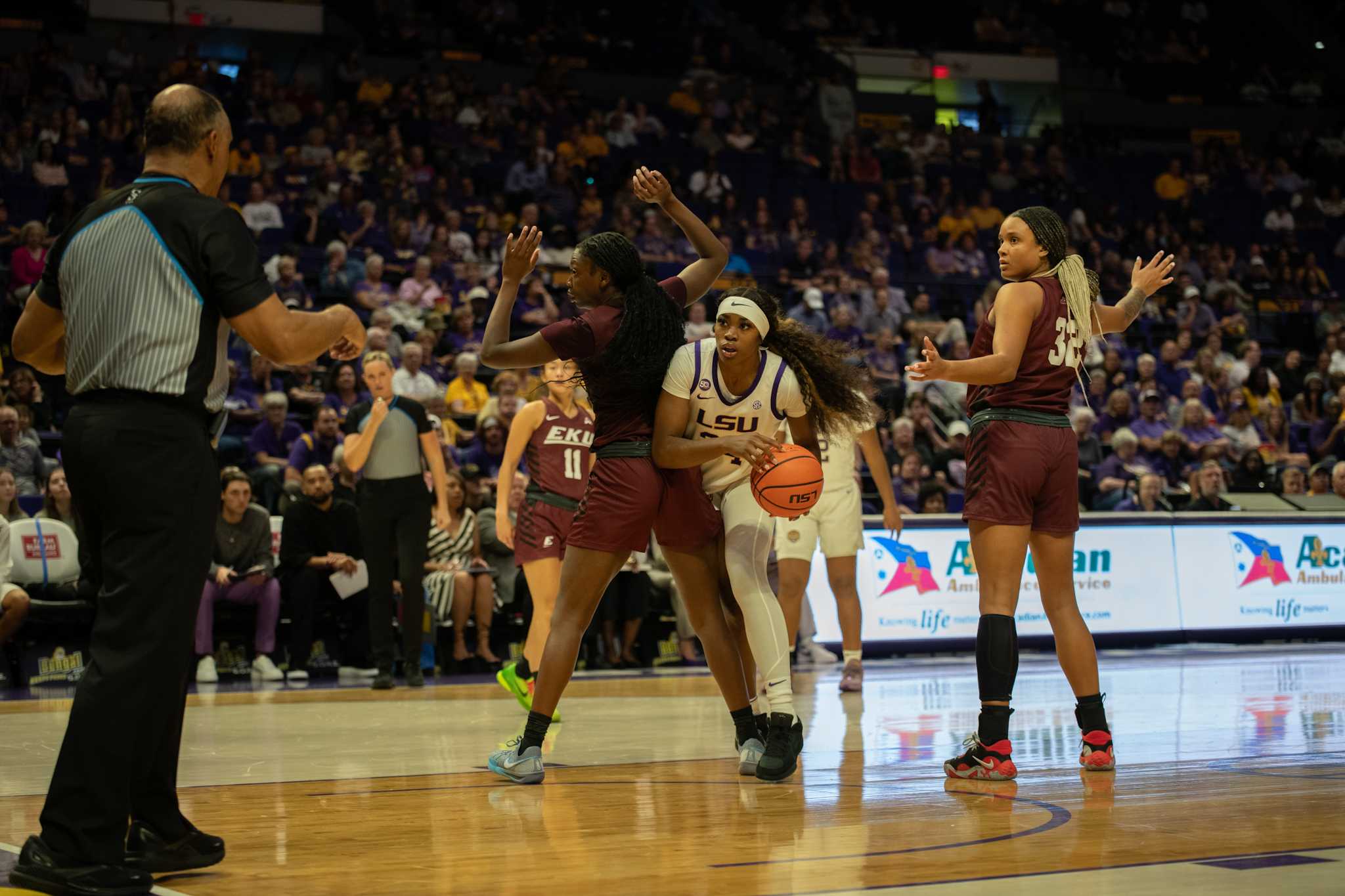 PHOTOS: LSU women's basketball faces Eastern Kentucky in the PMAC