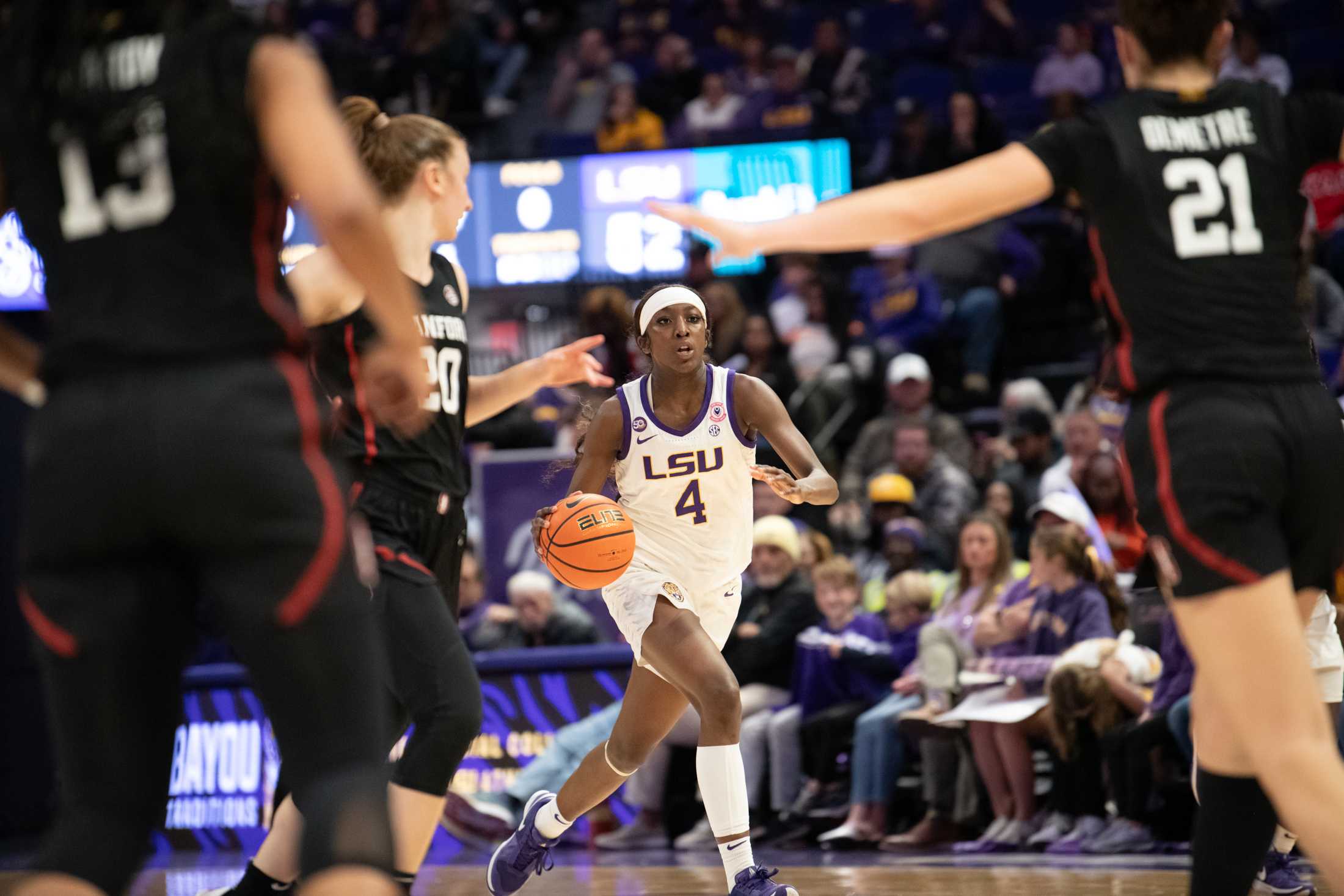 PHOTOS: LSU women's basketball beats Stanford in overtime