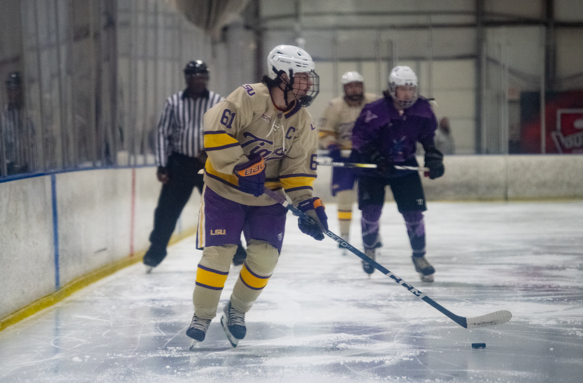 PHOTOS: LSU men's club hockey wins scrimmage in Lafayette