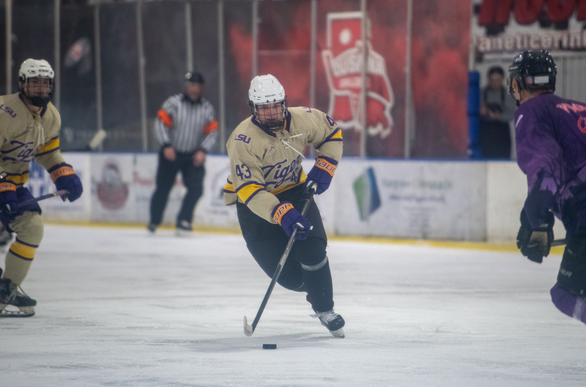 PHOTOS: LSU men's club hockey wins scrimmage in Lafayette