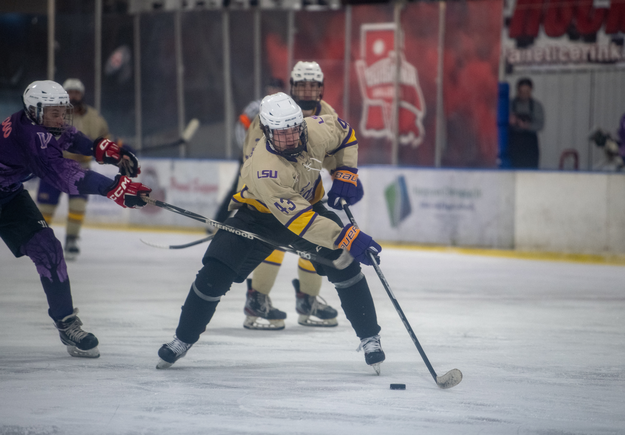 PHOTOS: LSU men's club hockey wins scrimmage in Lafayette