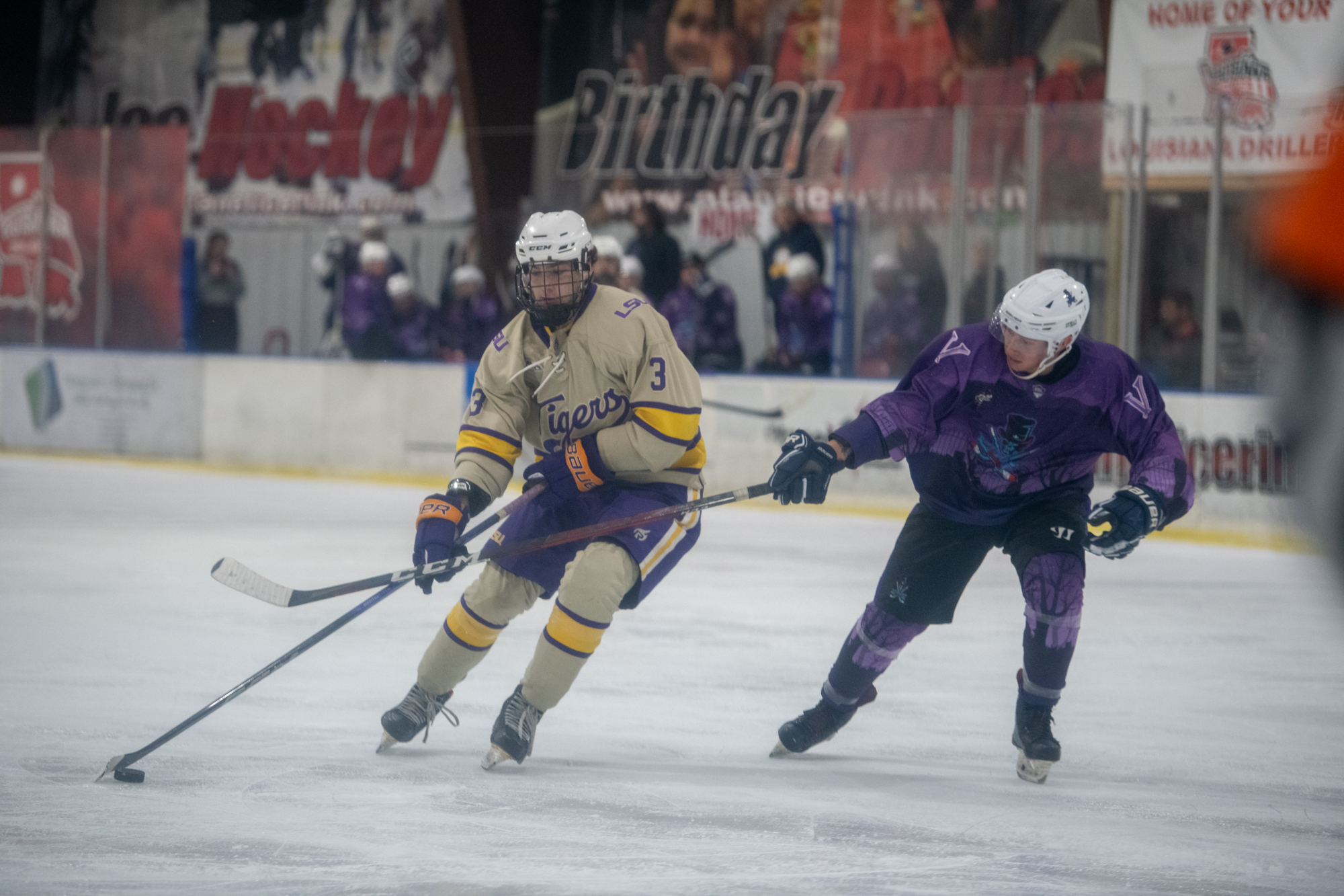 PHOTOS: LSU men's club hockey wins scrimmage in Lafayette