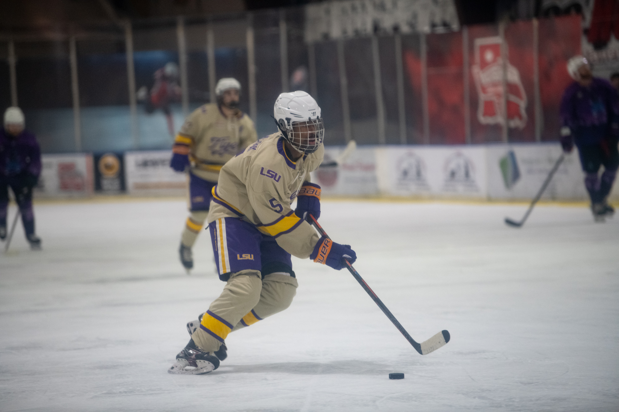 PHOTOS: LSU men's club hockey wins scrimmage in Lafayette