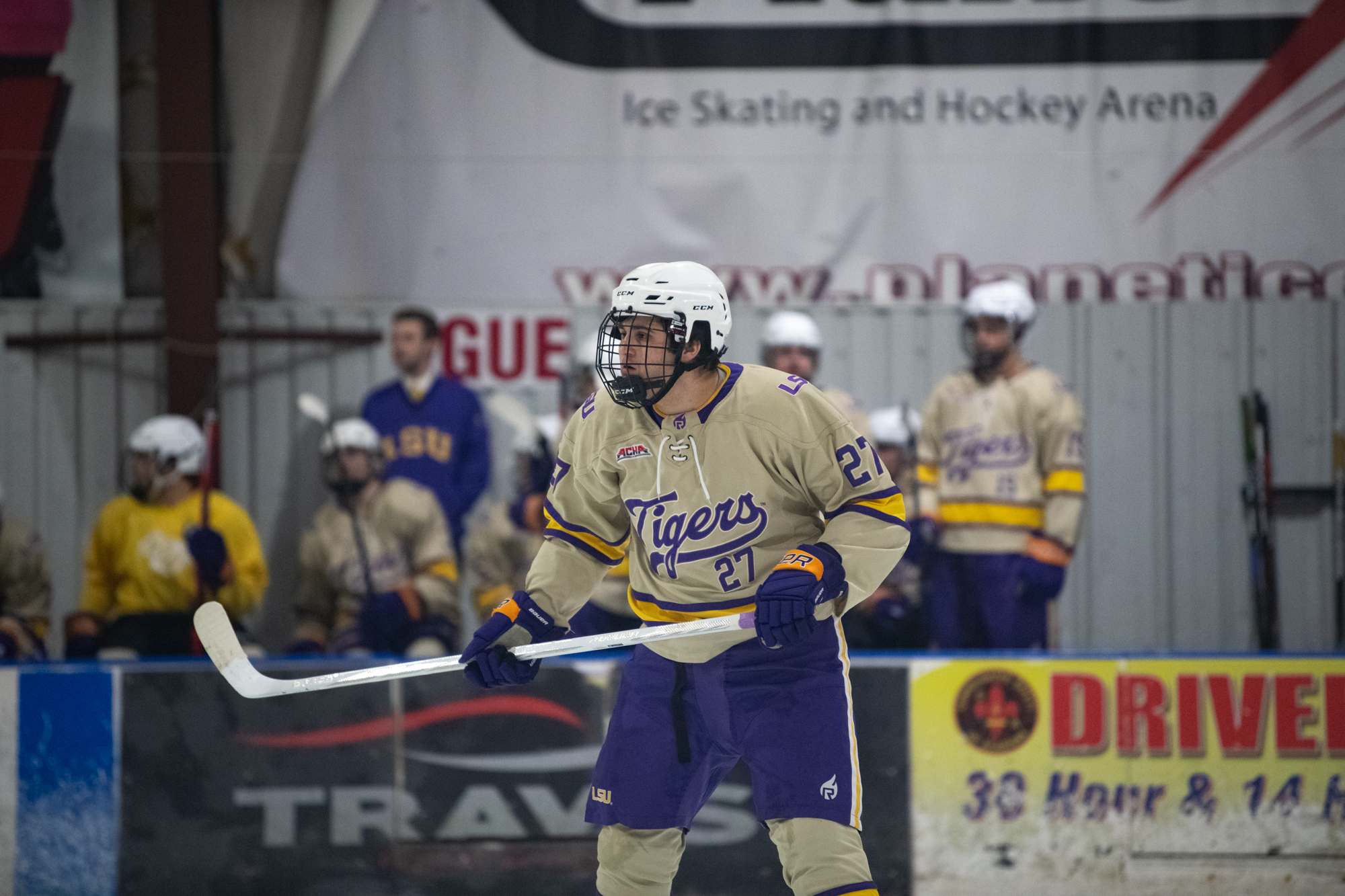 PHOTOS: LSU men's club hockey wins scrimmage in Lafayette