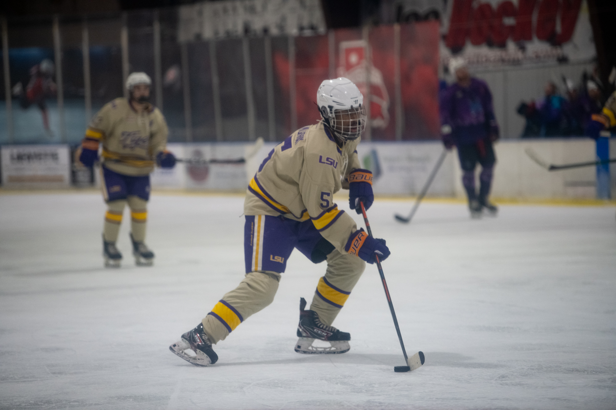 PHOTOS: LSU men's club hockey wins scrimmage in Lafayette