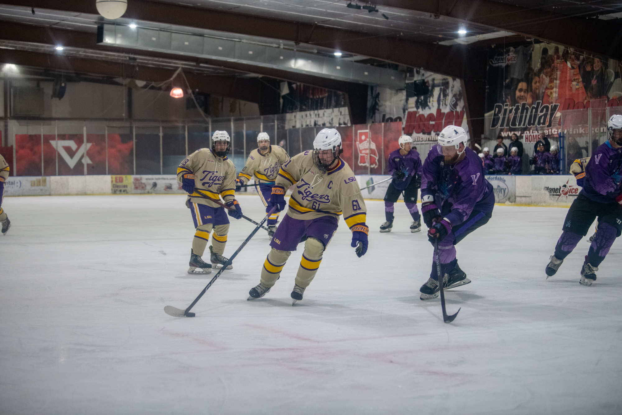 PHOTOS: LSU men's club hockey wins scrimmage in Lafayette