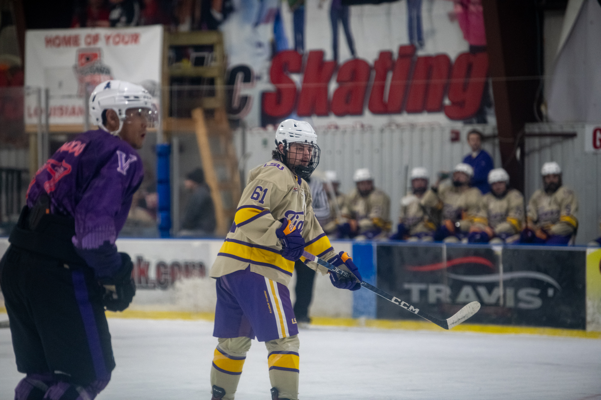 PHOTOS: LSU men's club hockey wins scrimmage in Lafayette