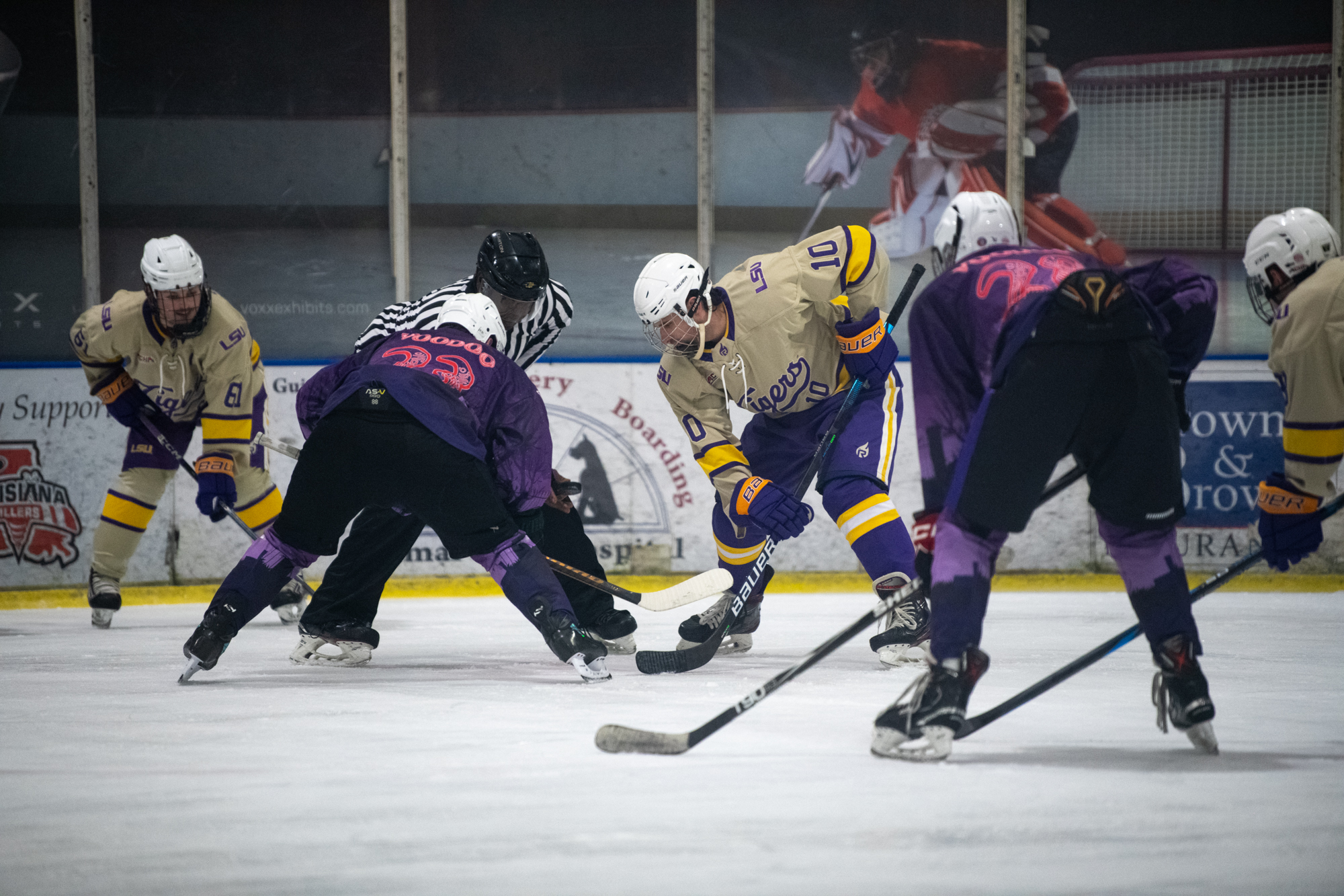 PHOTOS: LSU men's club hockey wins scrimmage in Lafayette