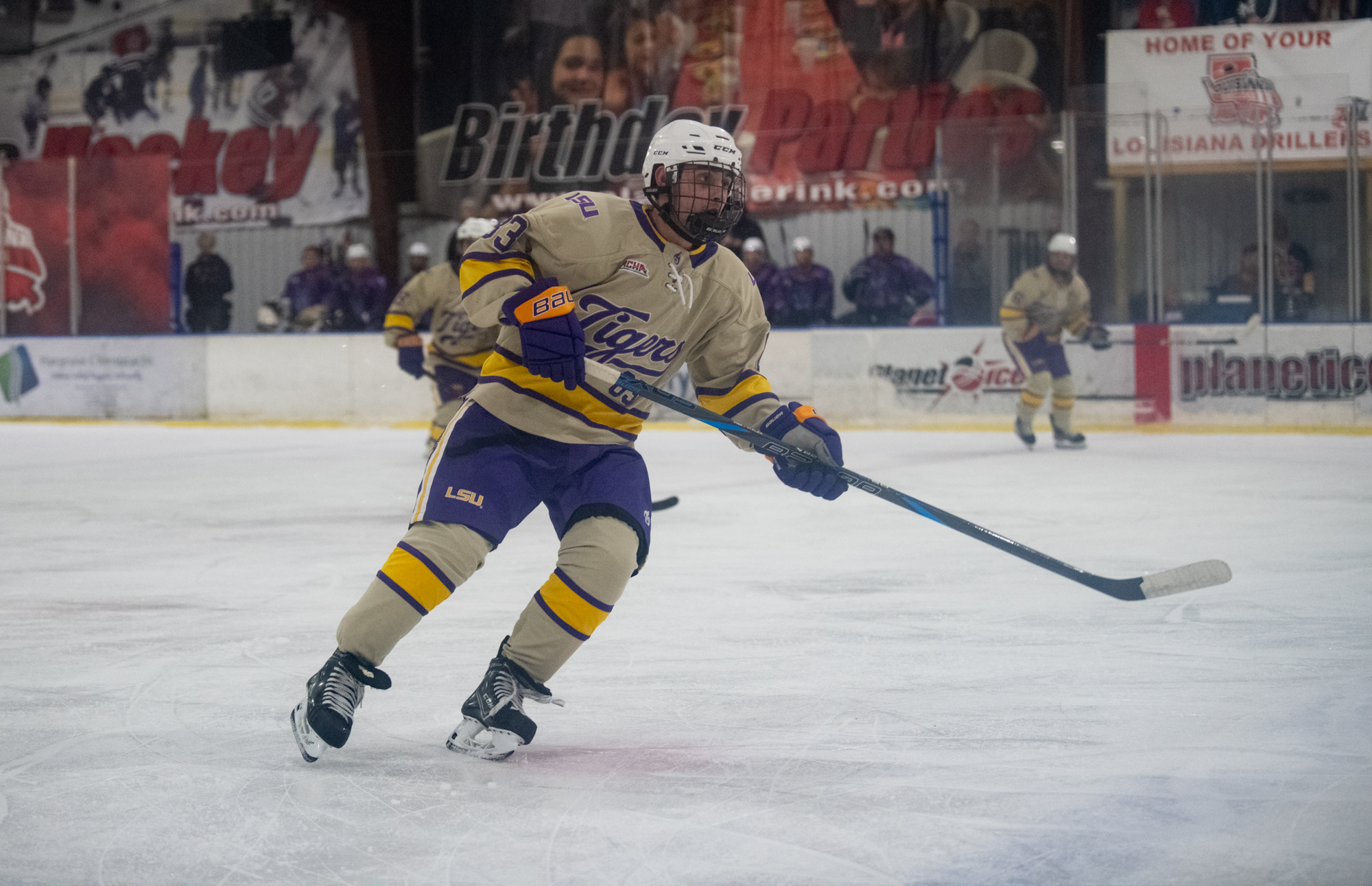 PHOTOS: LSU men's club hockey wins scrimmage in Lafayette