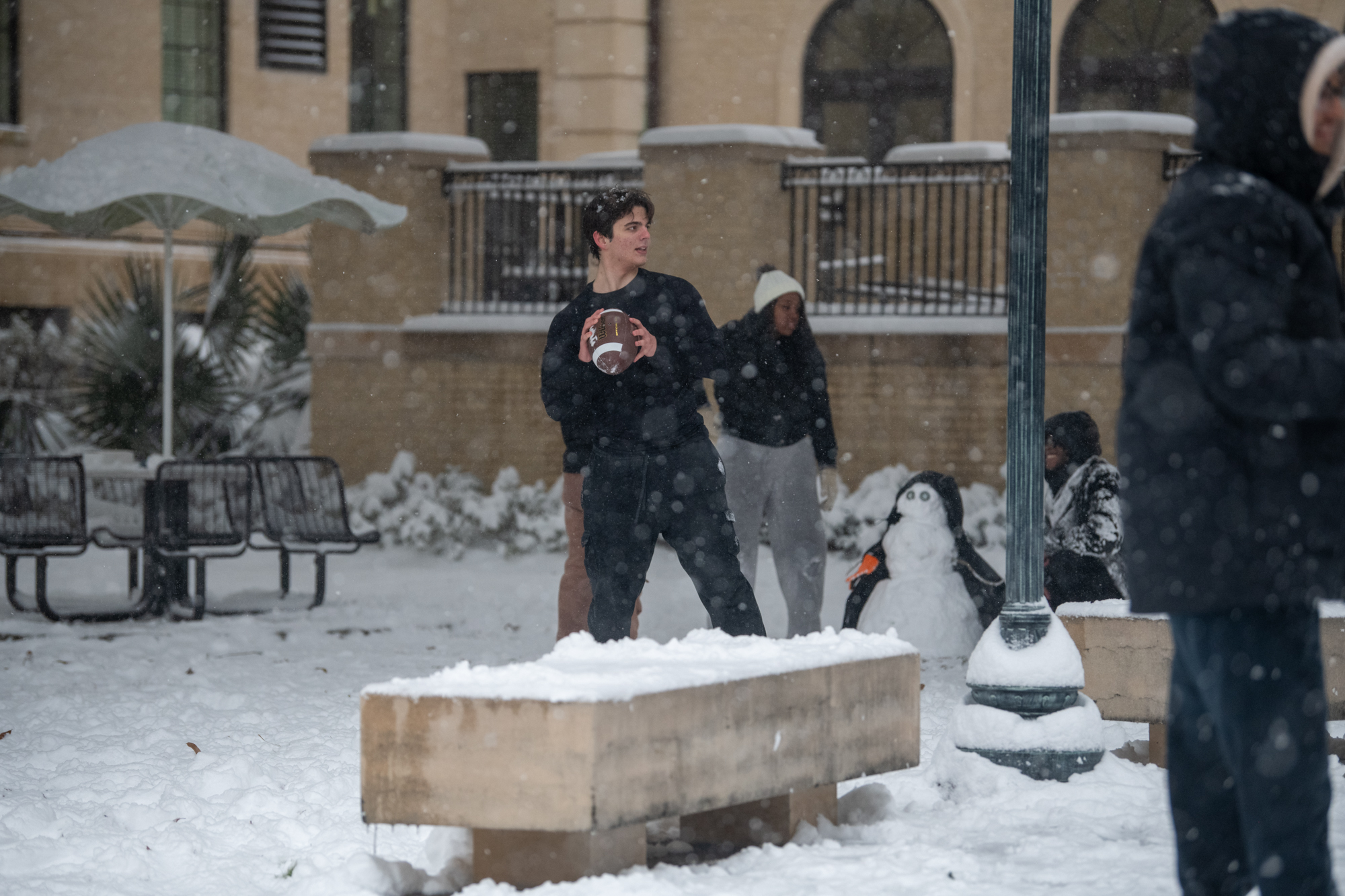 PHOTOS: LSU students enjoy rare snow day