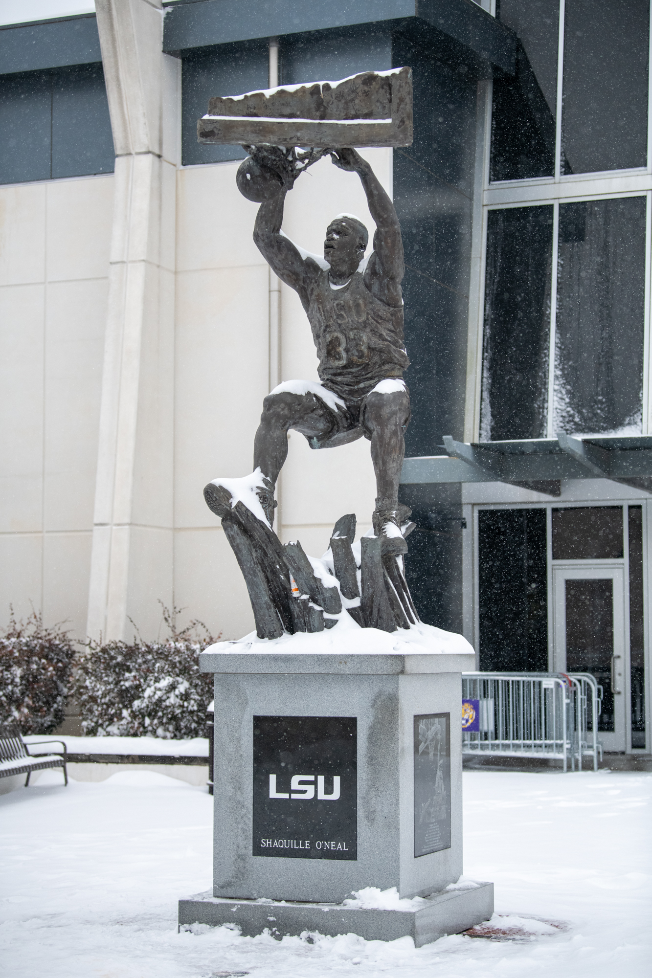 PHOTOS: LSU students enjoy rare snow day