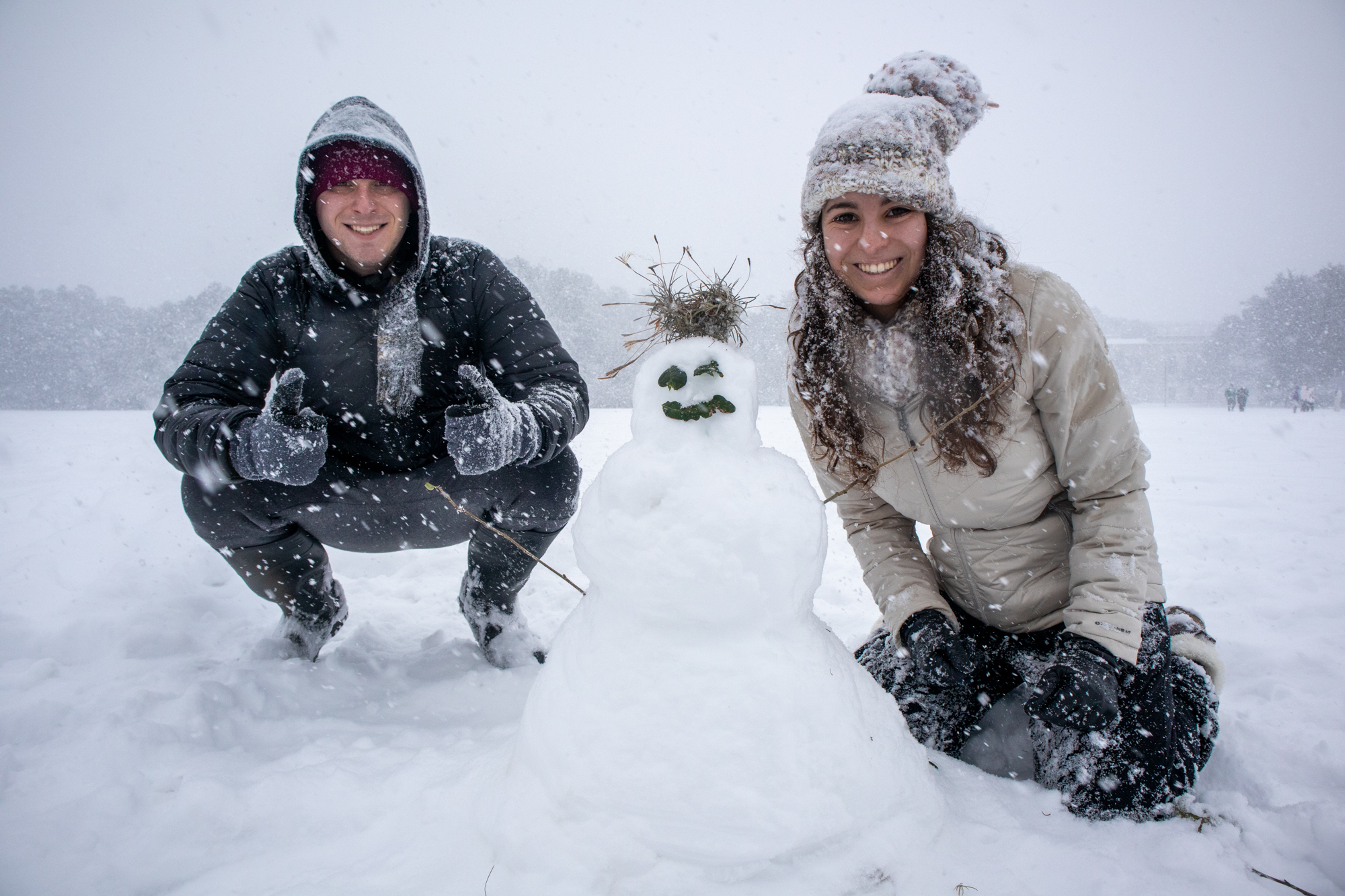 PHOTOS: LSU students enjoy rare snow day