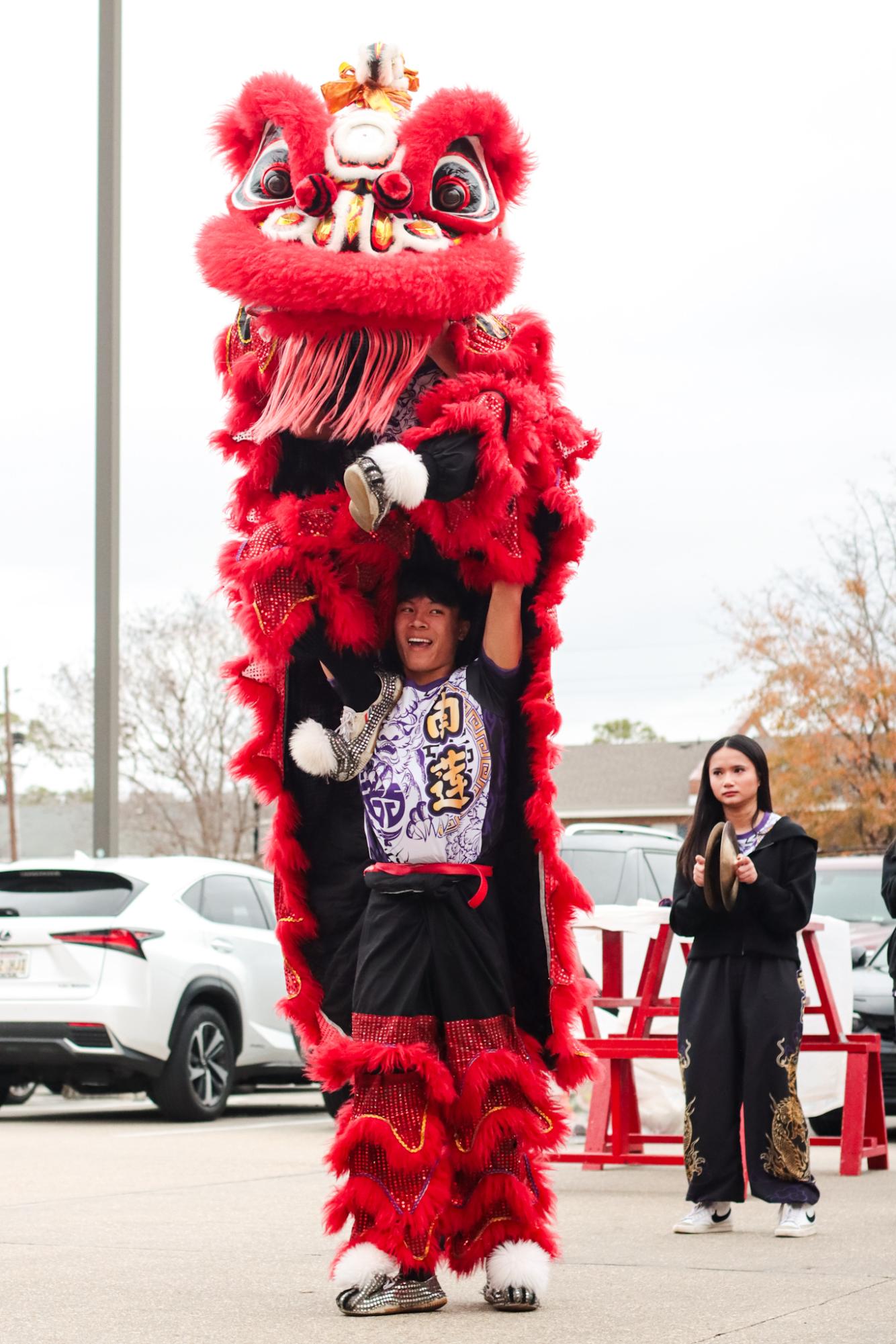 PHOTOS: The Southern Lotus Lion Dance Association performs for Lunar New Year