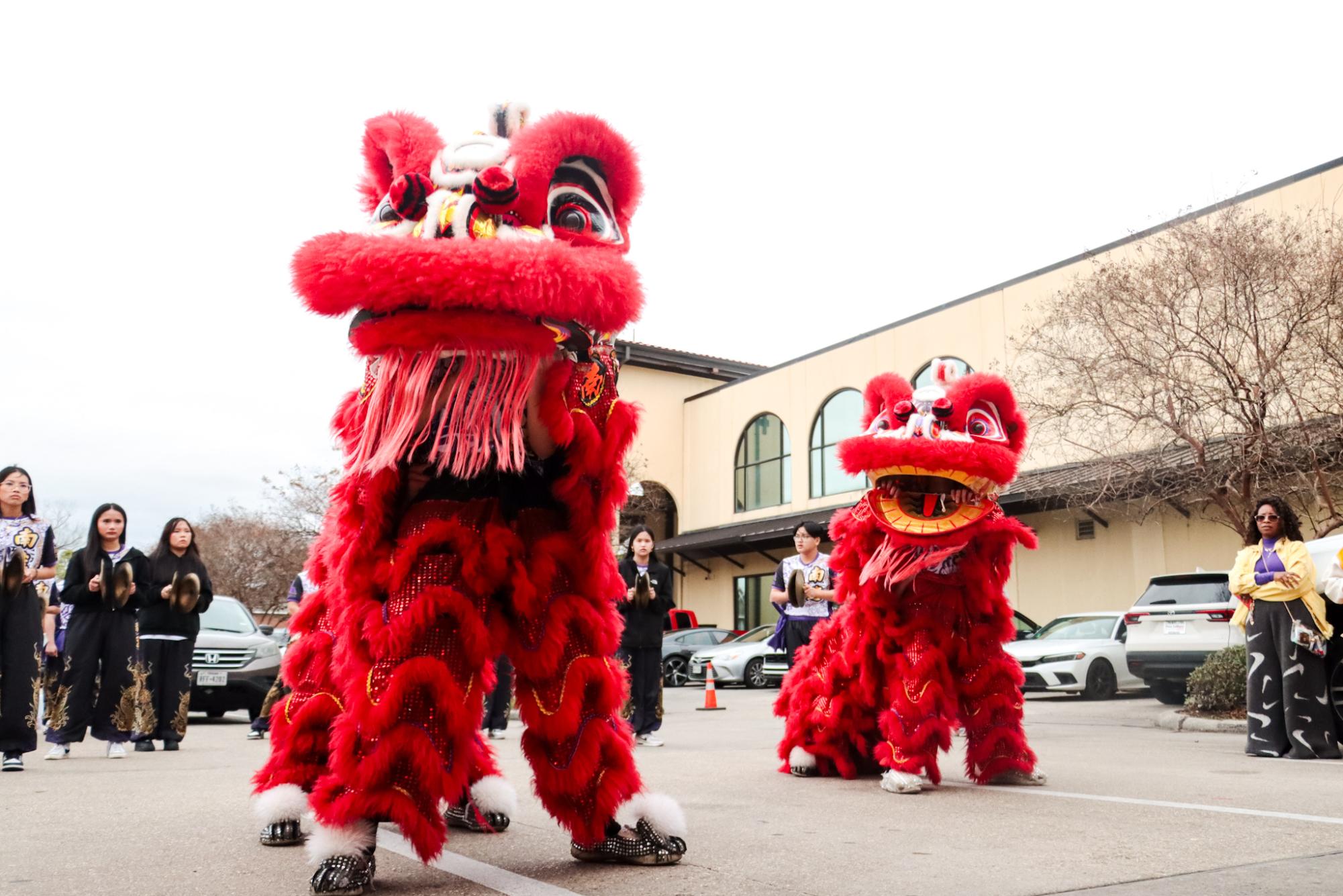 PHOTOS: The Southern Lotus Lion Dance Association performs for Lunar New Year