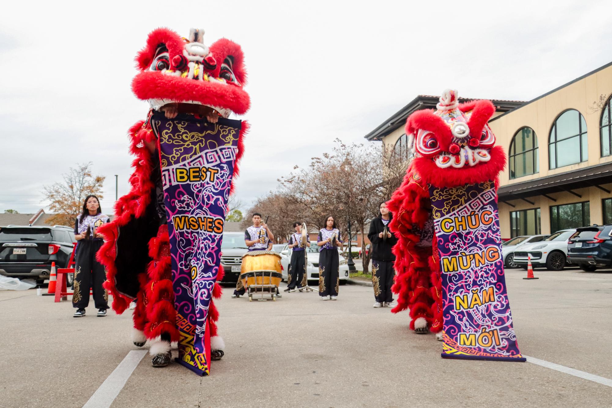 PHOTOS: The Southern Lotus Lion Dance Association performs for Lunar New Year