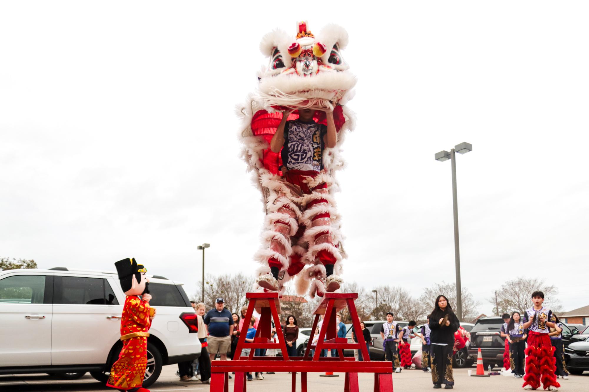 PHOTOS: The Southern Lotus Lion Dance Association performs for Lunar New Year