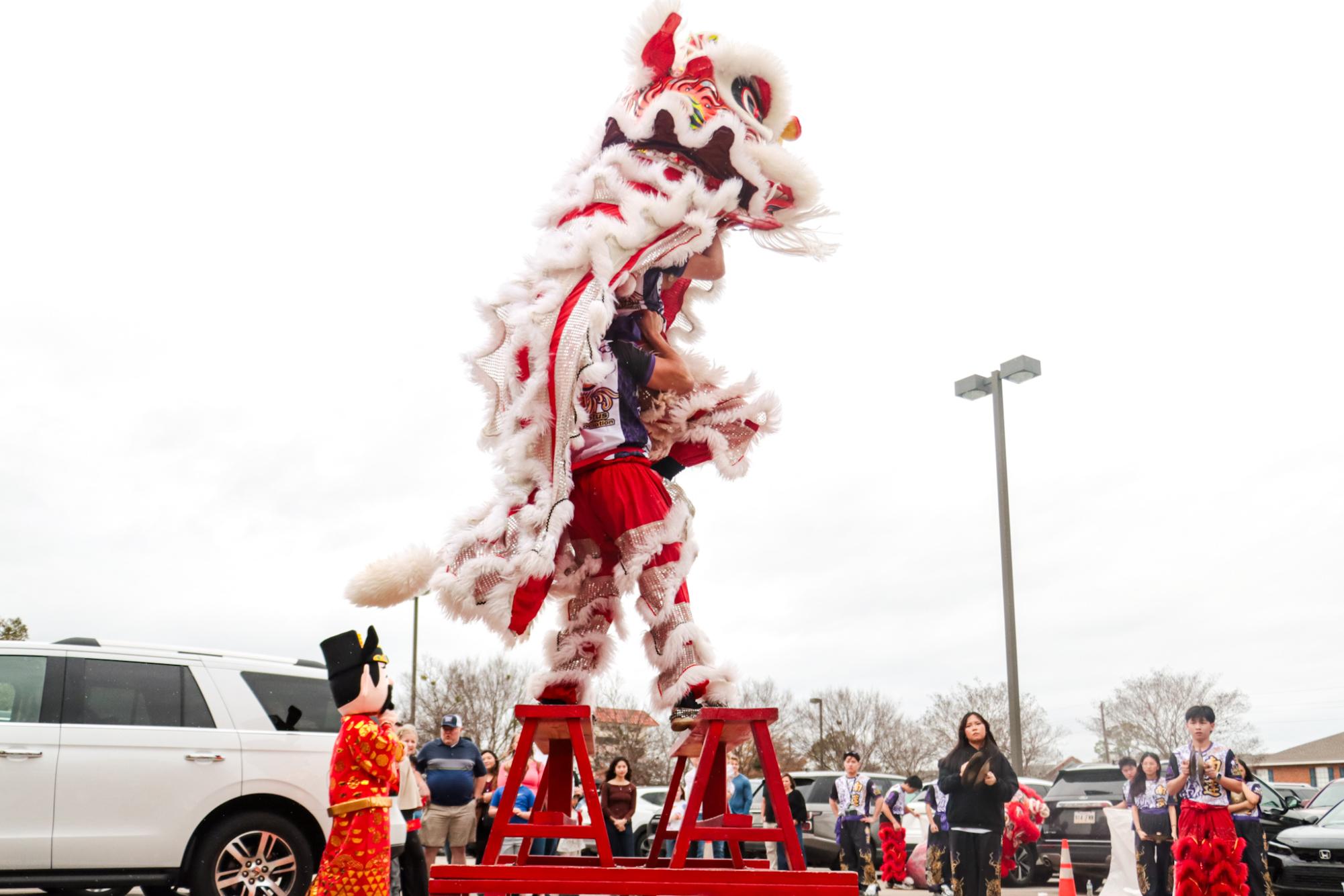 PHOTOS: The Southern Lotus Lion Dance Association performs for Lunar New Year