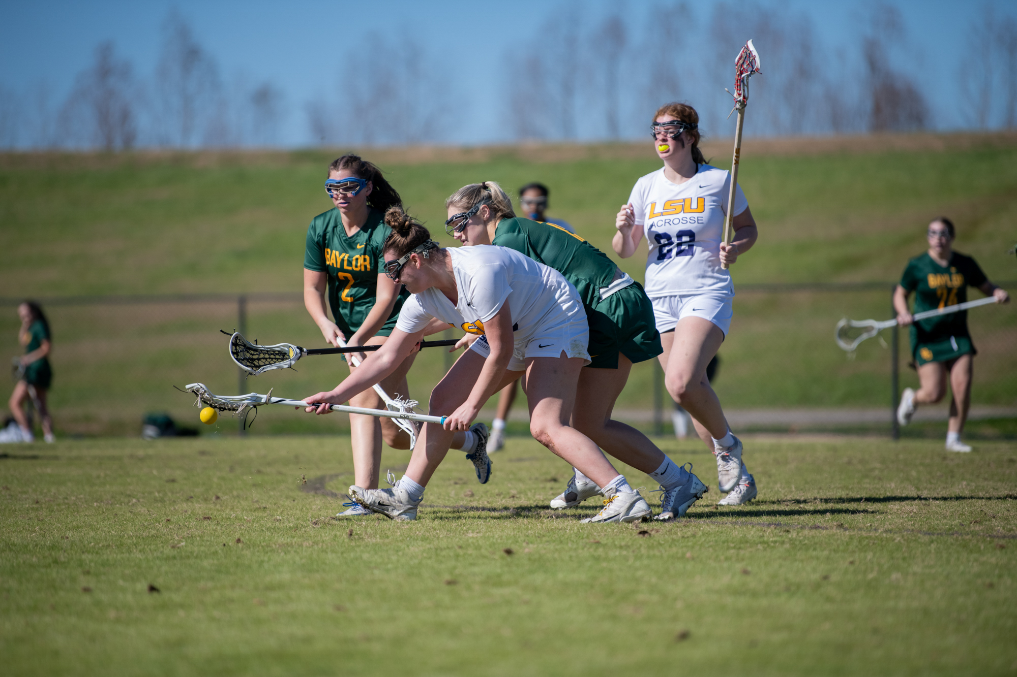 PHOTOS: LSU women's club lacrosse plays in weekend tournament