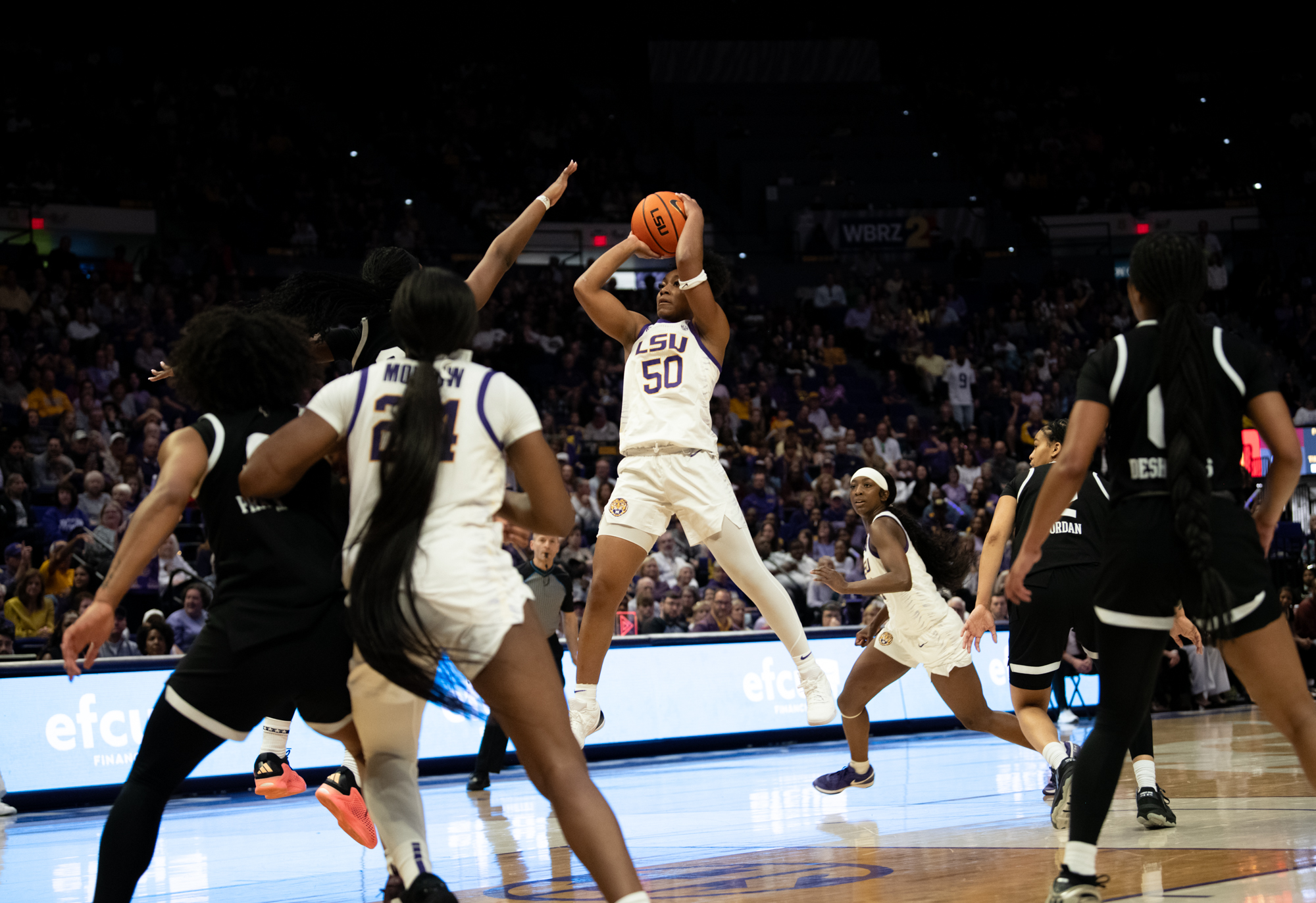 PHOTOS: LSU women's basketball defeats Mississippi State in PMAC