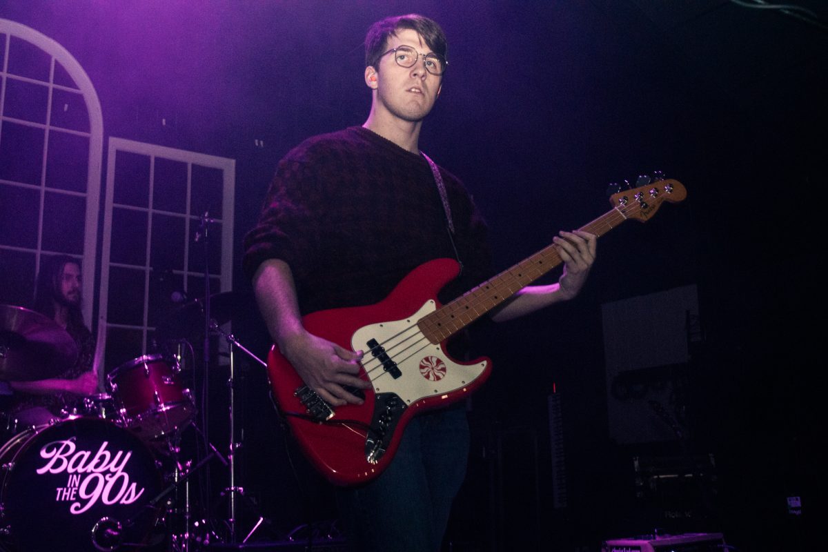 Bliss? bassist Hunter Kiser plays Friday, Jan. 31, 2025, at Mid City Ballroom in Baton Rouge, La.