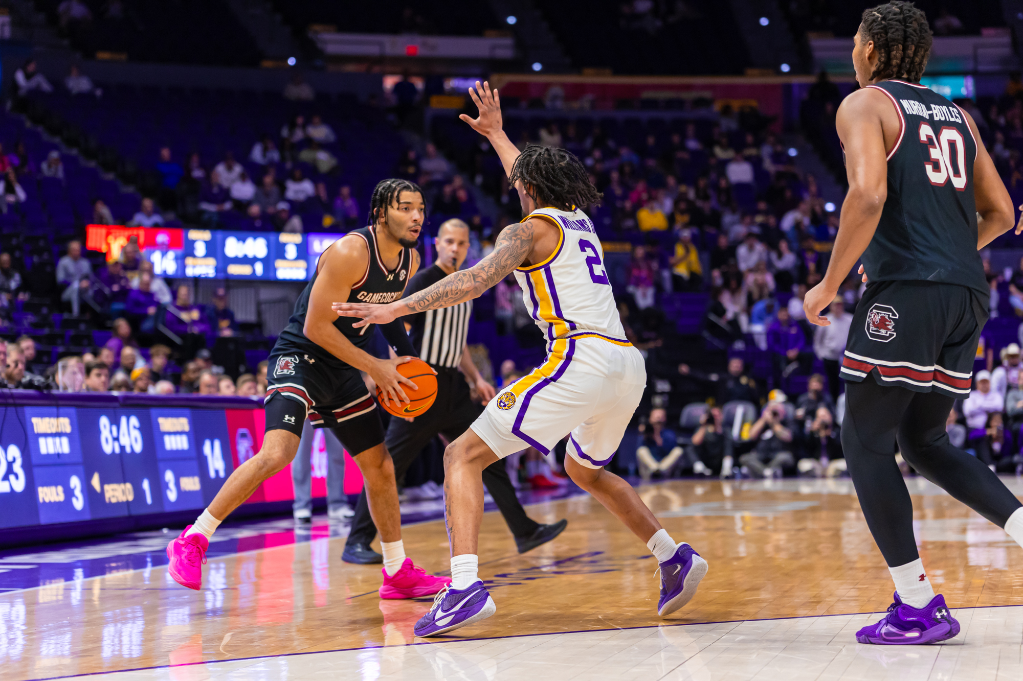 PHOTOS: LSU men's basketball beats South Carolina at PMAC