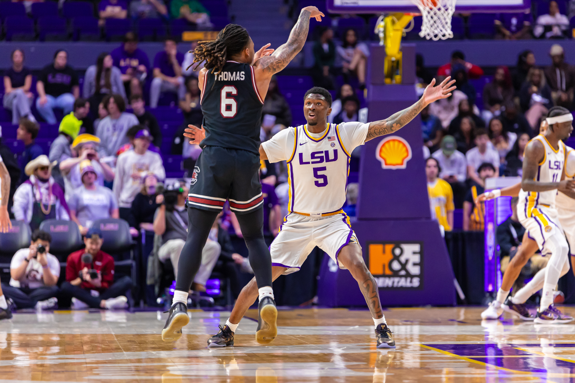 PHOTOS: LSU men's basketball beats South Carolina at PMAC