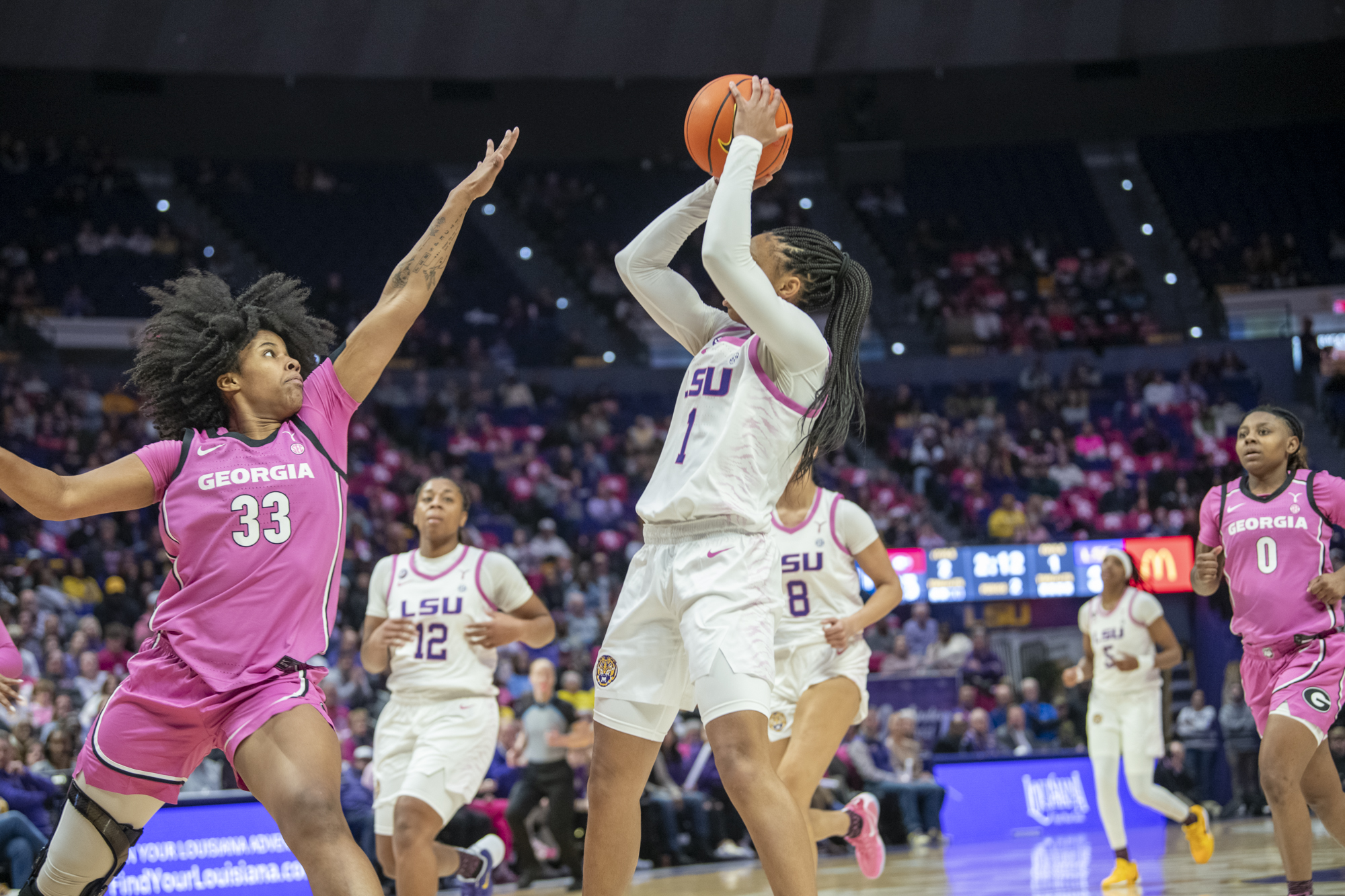 PHOTOS: LSU women's basketball defeats Georgia