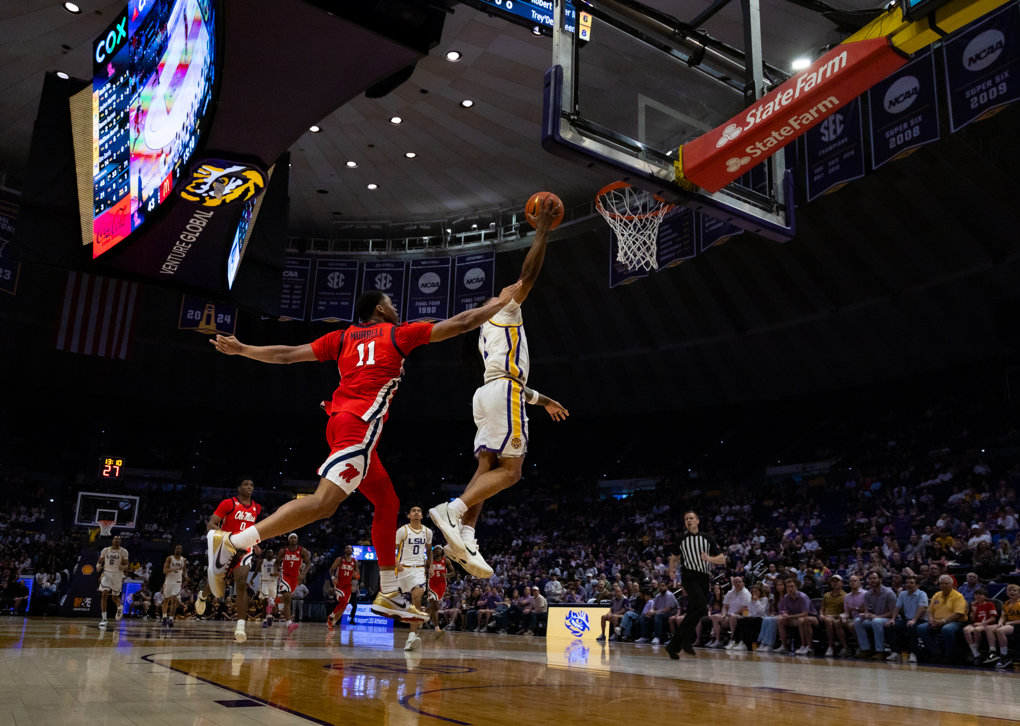 PHOTOS: LSU men's basketball narrowly loses to Ole Miss