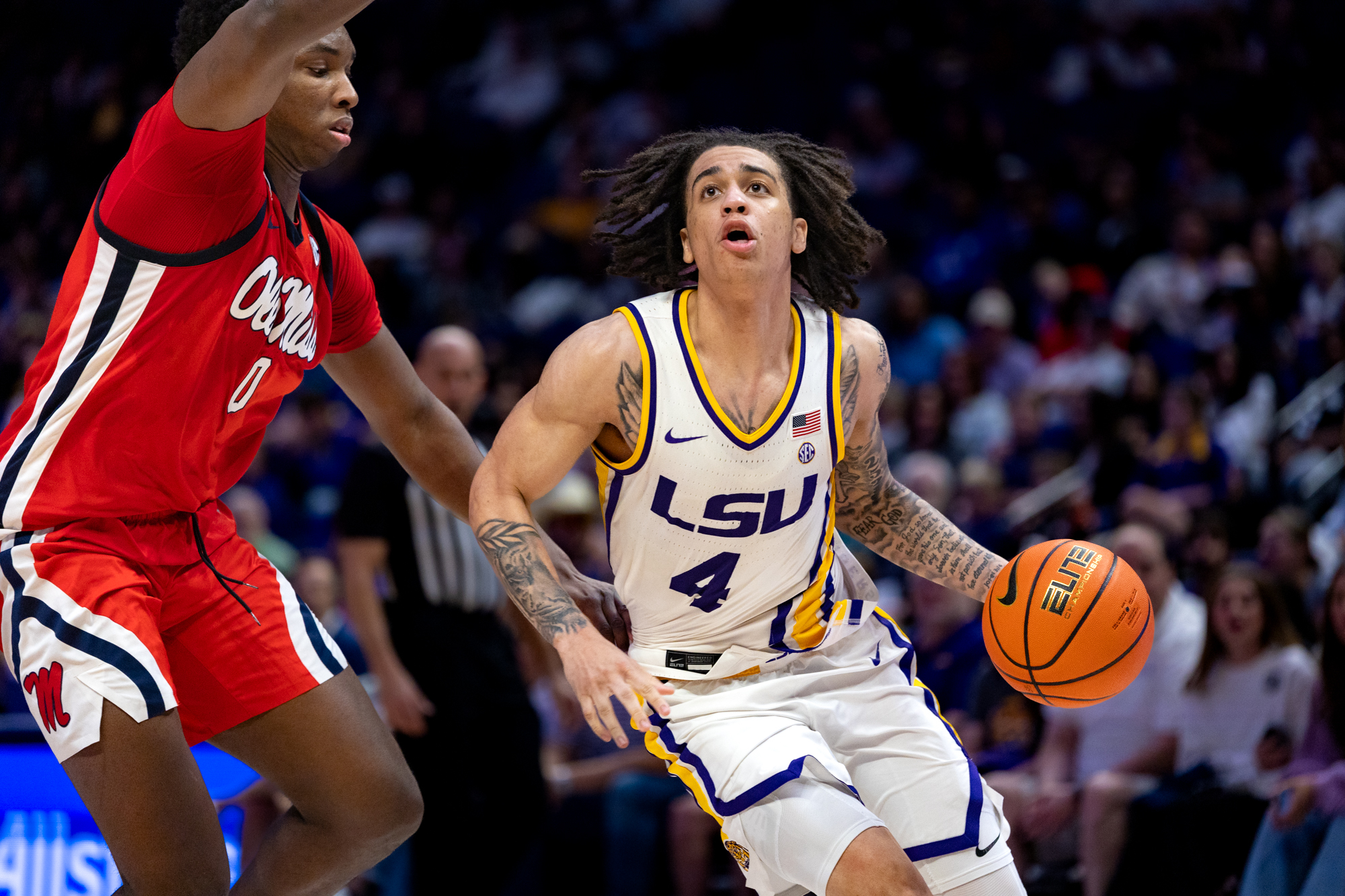 PHOTOS: LSU men's basketball narrowly loses to Ole Miss