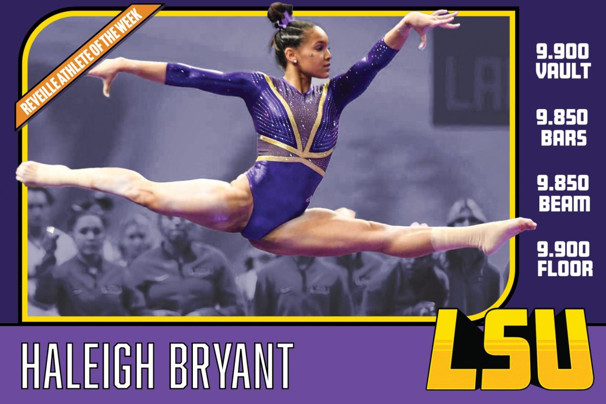 The Reveille Athlete of the Week: LSU gymnastics' Haleigh Bryant