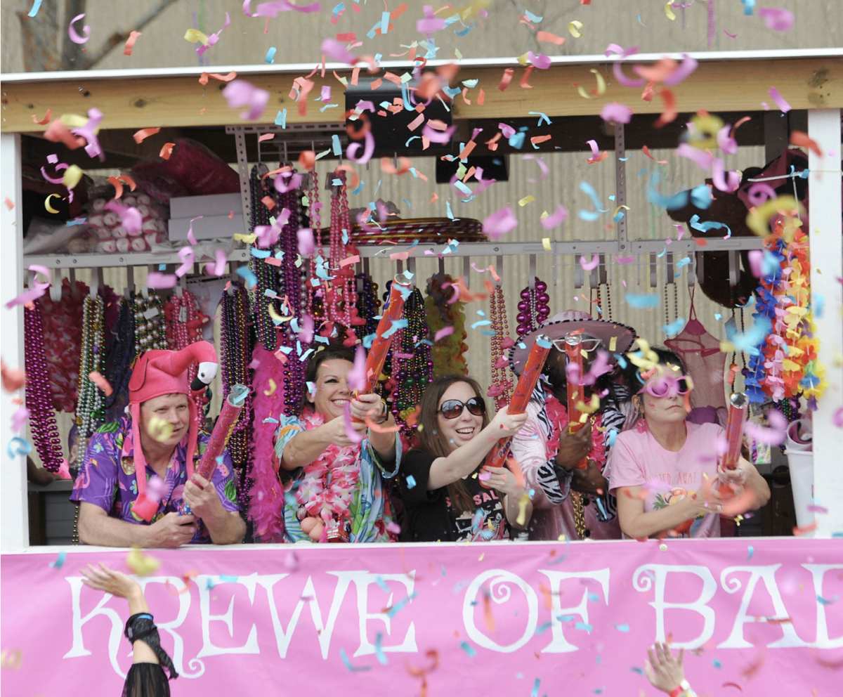 Baton Rouge Spanish Town parade 2024.