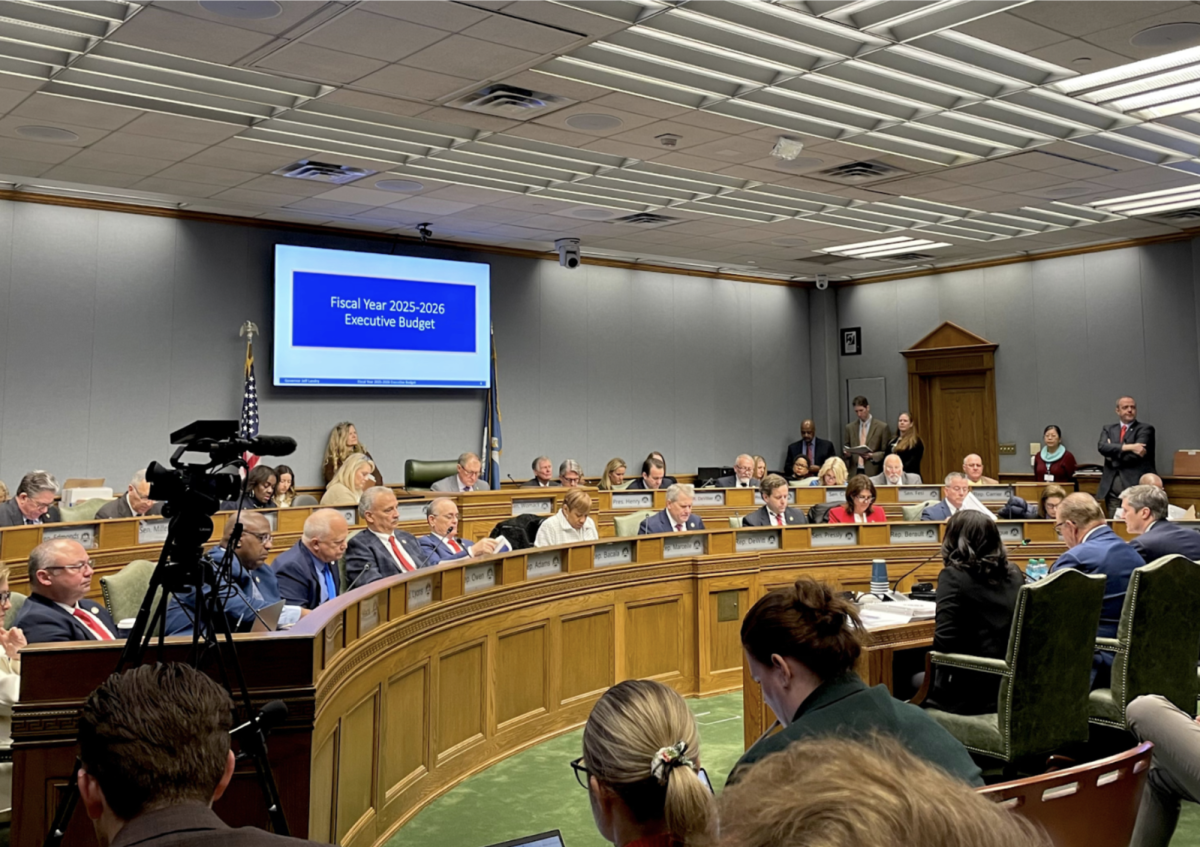 Joint House and Senate committee hears plans for 2025-2026 state budget. Photo credit: Avery Sams/LSU Manship School News Service