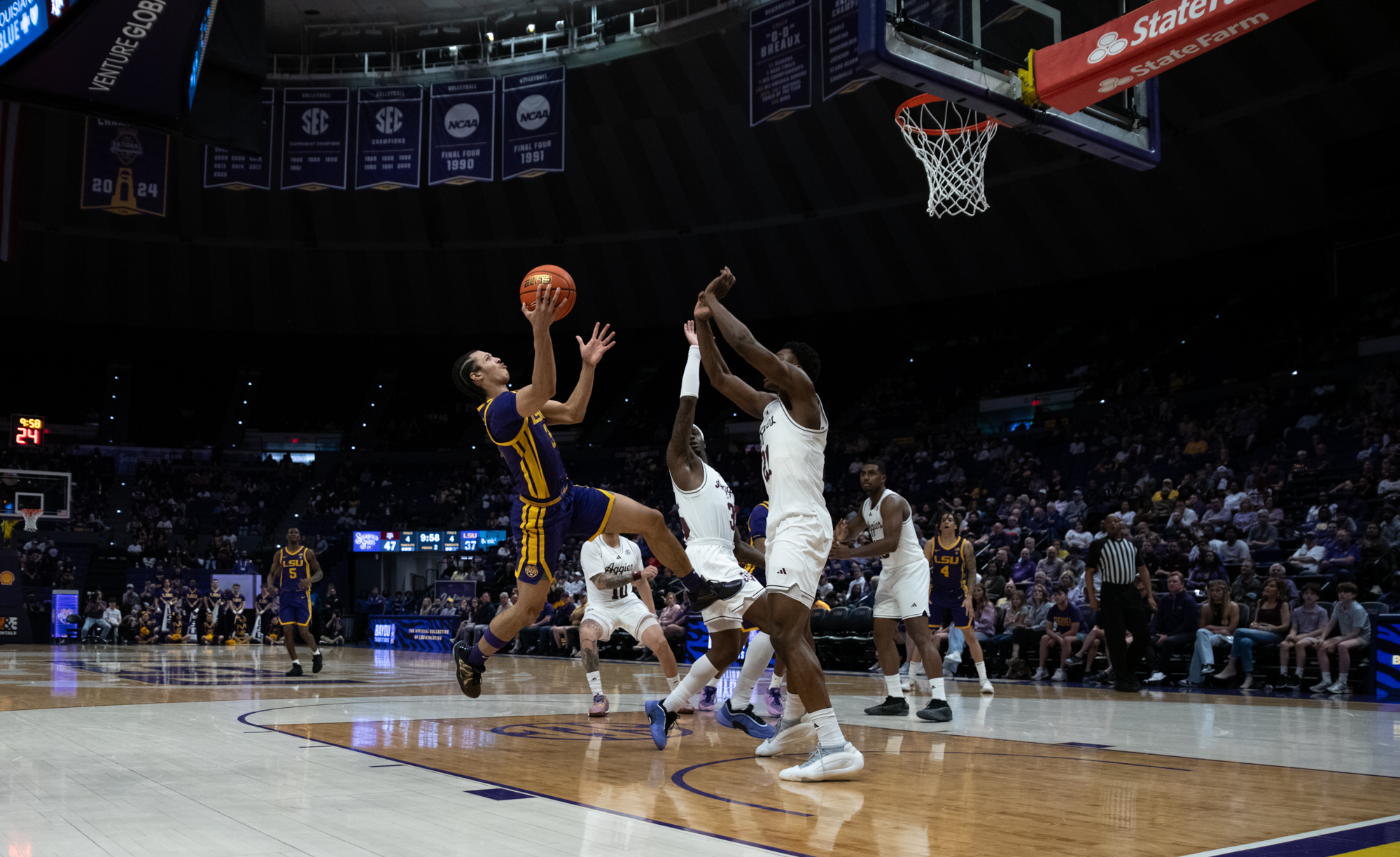 PHOTOS: LSU men's basketball loses on senior day