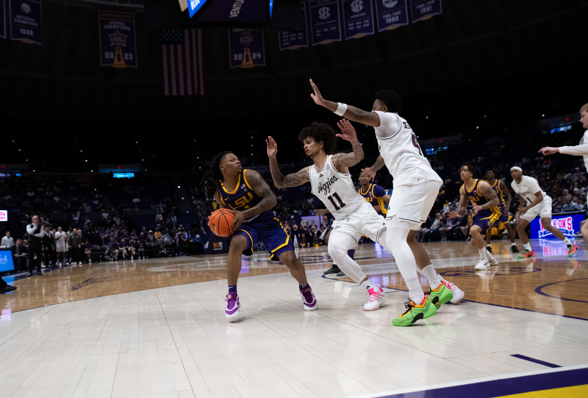 PHOTOS: LSU men's basketball loses on senior day