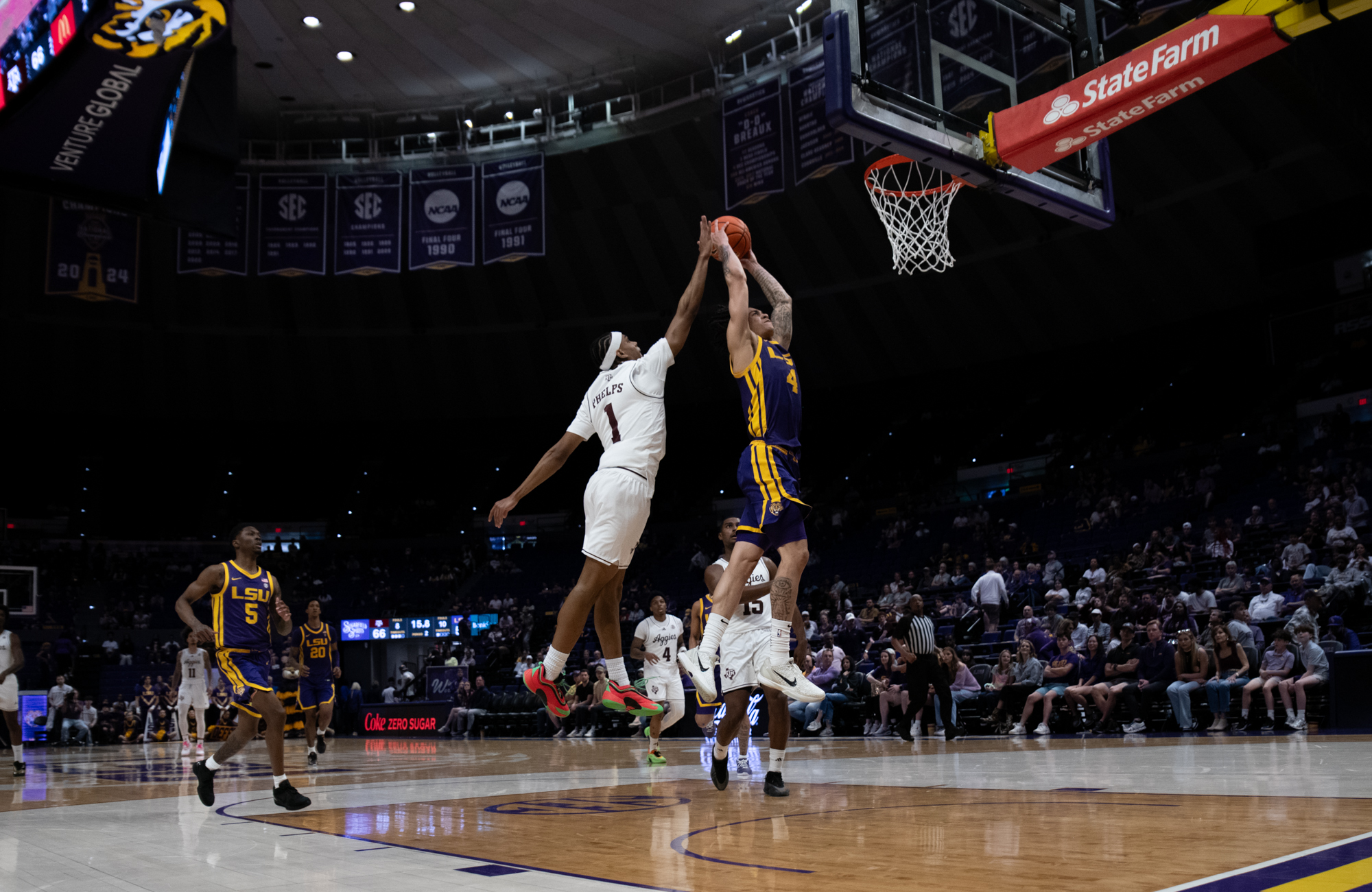 PHOTOS: LSU men's basketball loses on senior day