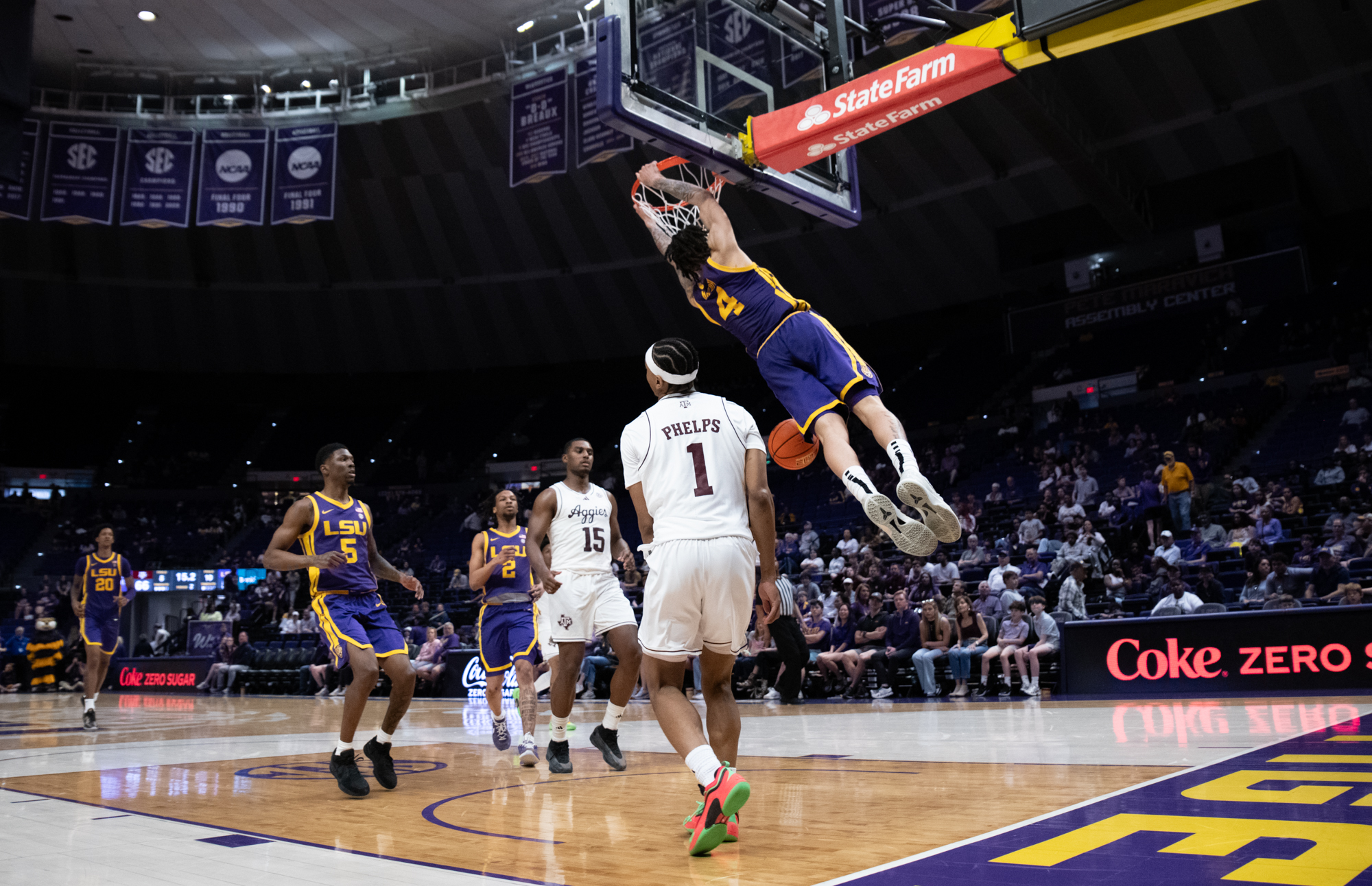 PHOTOS: LSU men's basketball loses on senior day