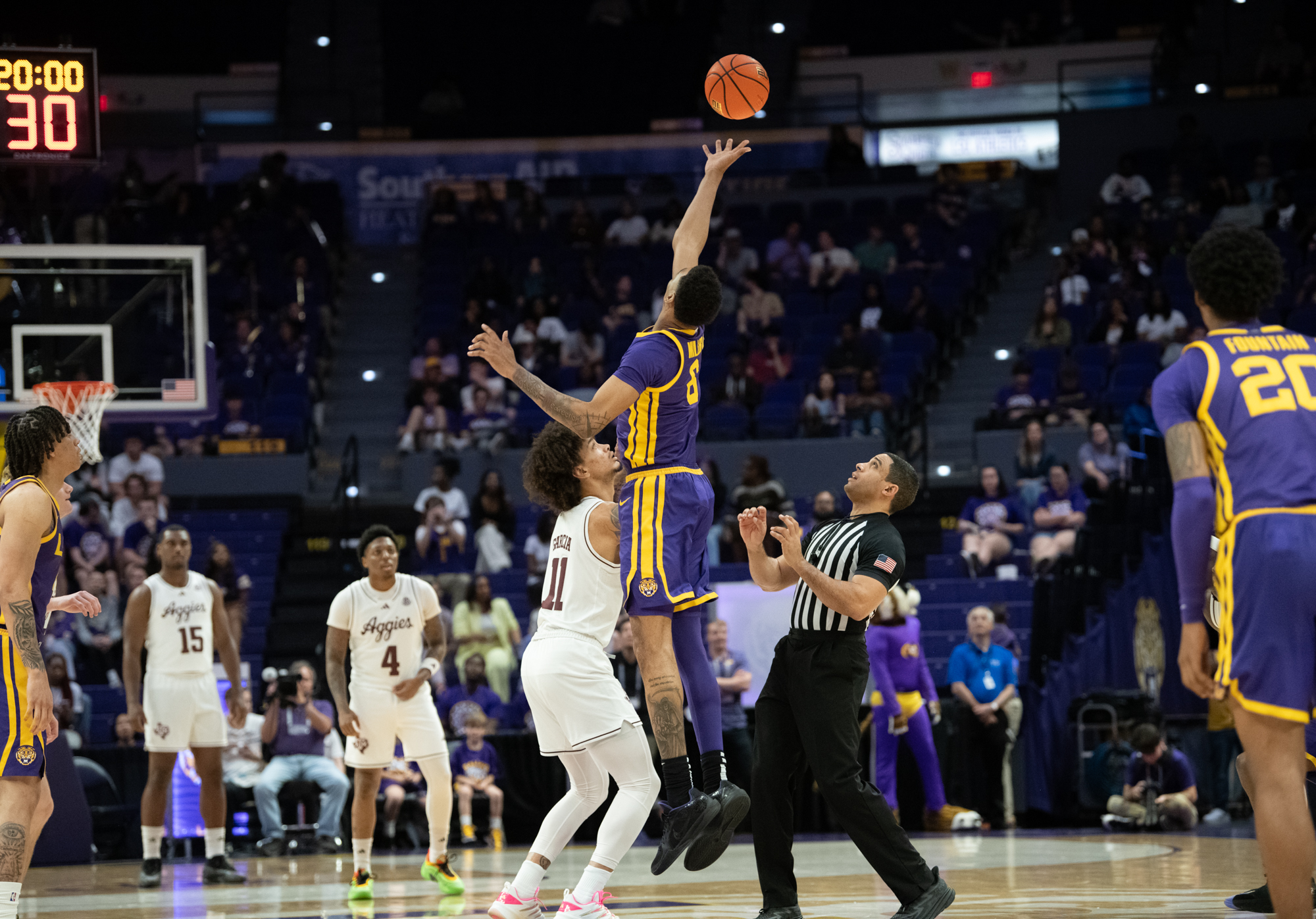 PHOTOS: LSU men's basketball loses on senior day