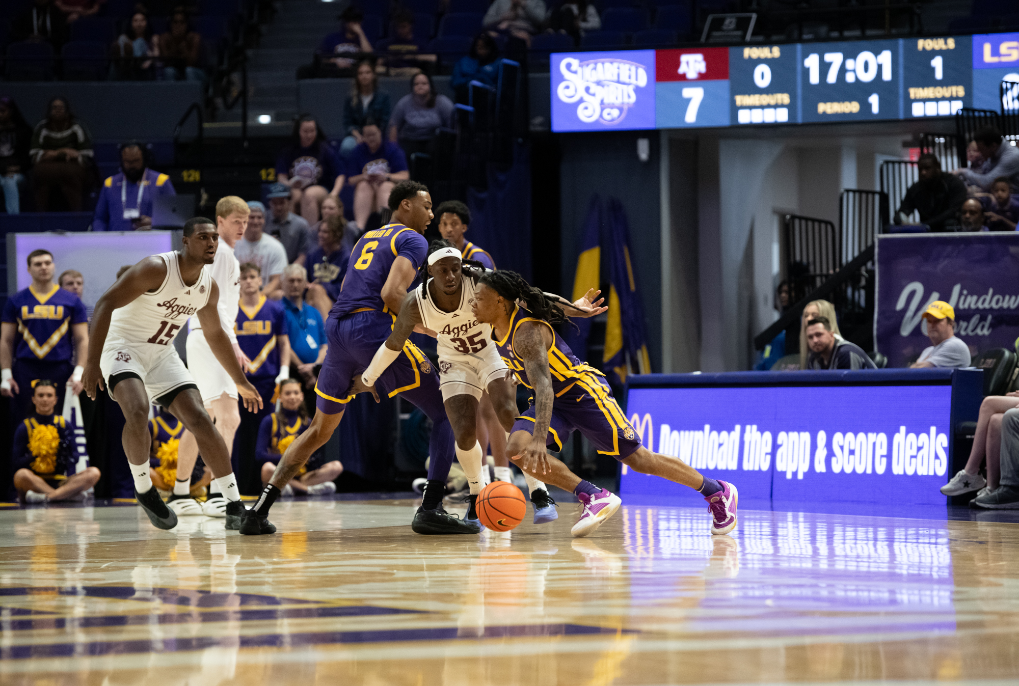 PHOTOS: LSU men's basketball loses on senior day