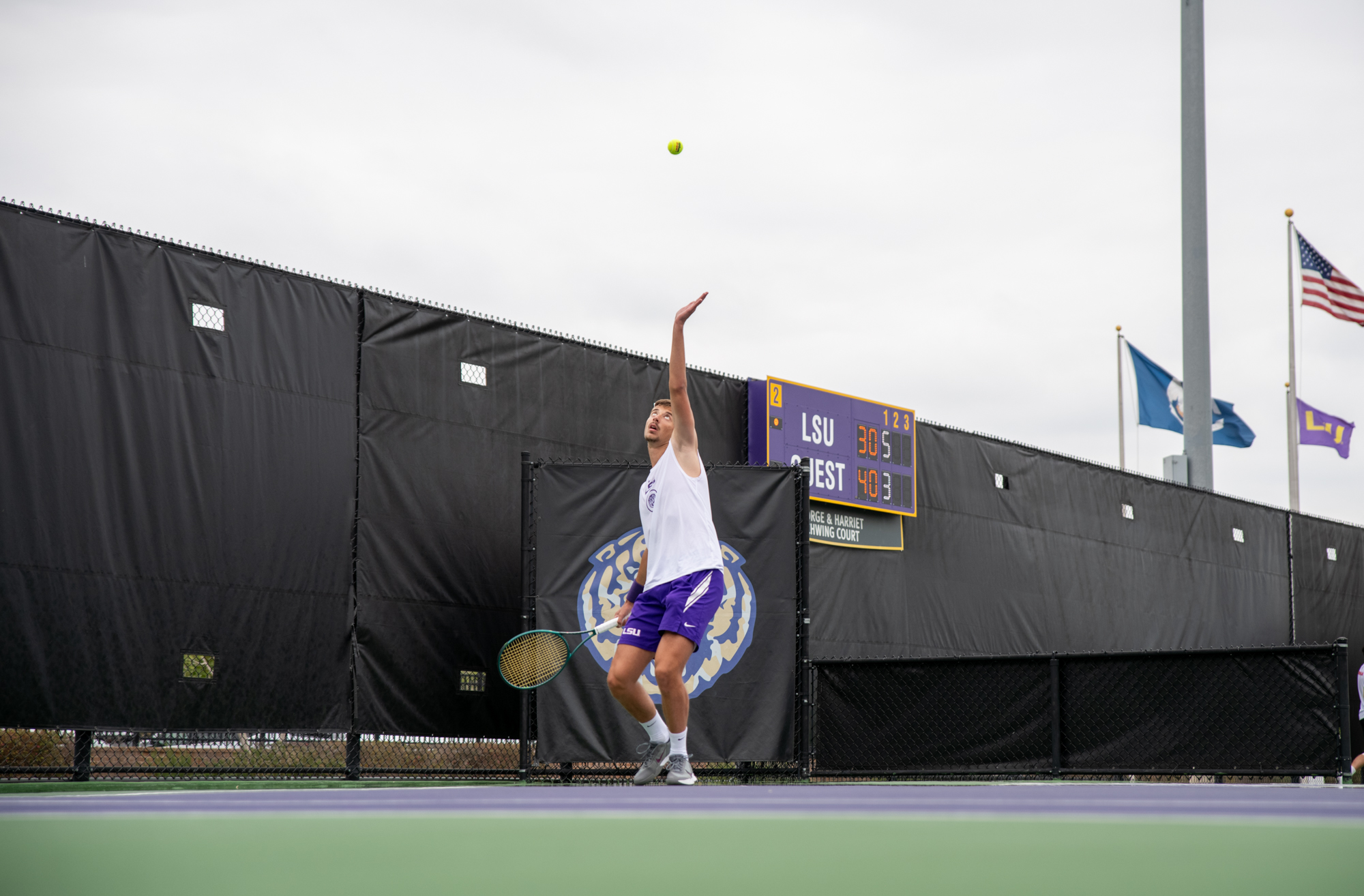 PHOTOS: LSU men's tennis falls to Georgia