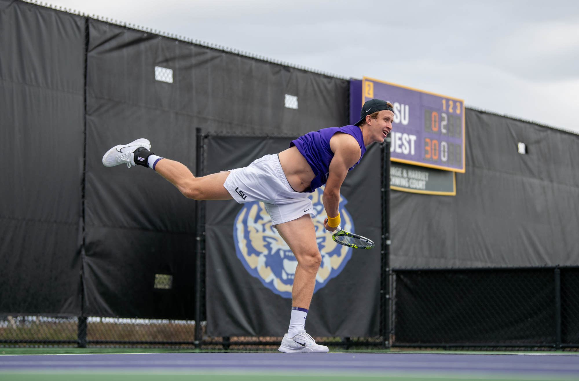 PHOTOS: LSU men's tennis falls to Georgia