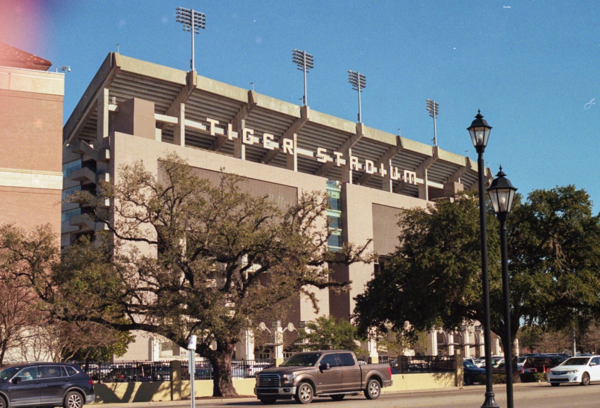 LSU's Tiger Stadium stands in the sun on Thursday, March 13, 2025 in Baton Rouge, La