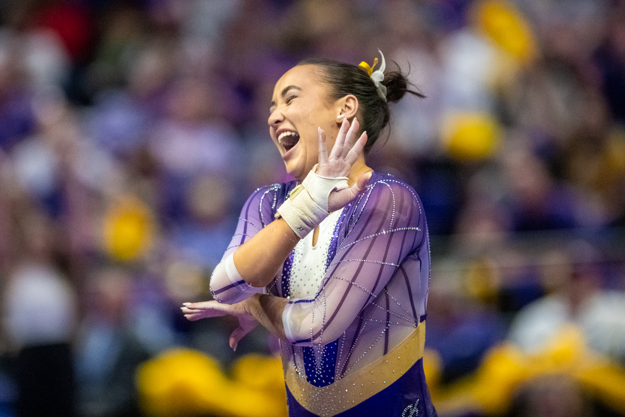 PHOTOS: LSU gymnastics record-setting final home meet