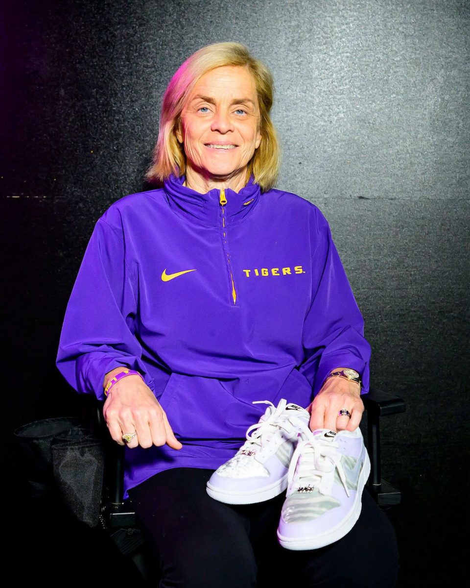 Fancy Footwear: LSU Women's Basketball Head Coach Kim Mulkey releases Nike shoe