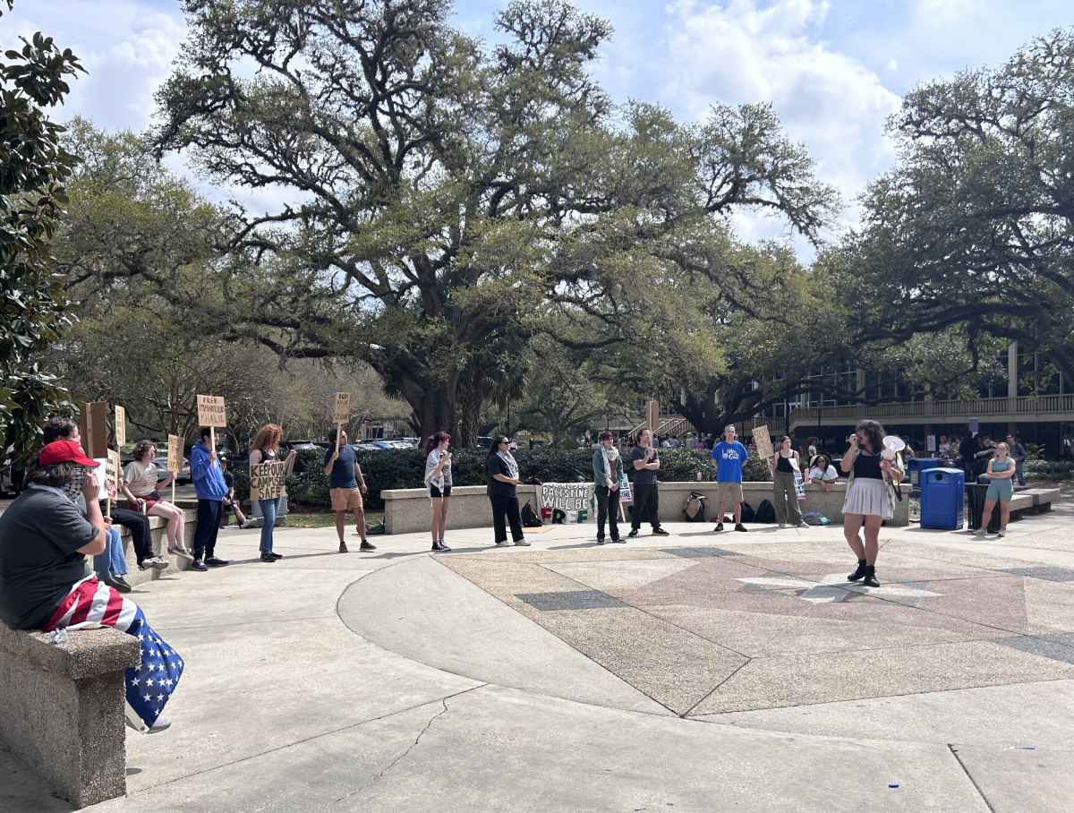 LSU students protest detention of pro-Palestinian activist Mahmoud Khalil