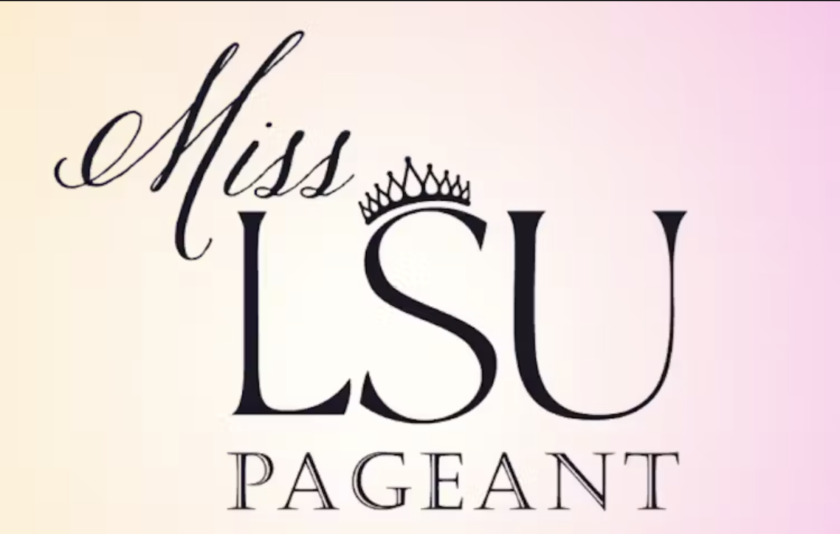 Miss LSU pageant logo.