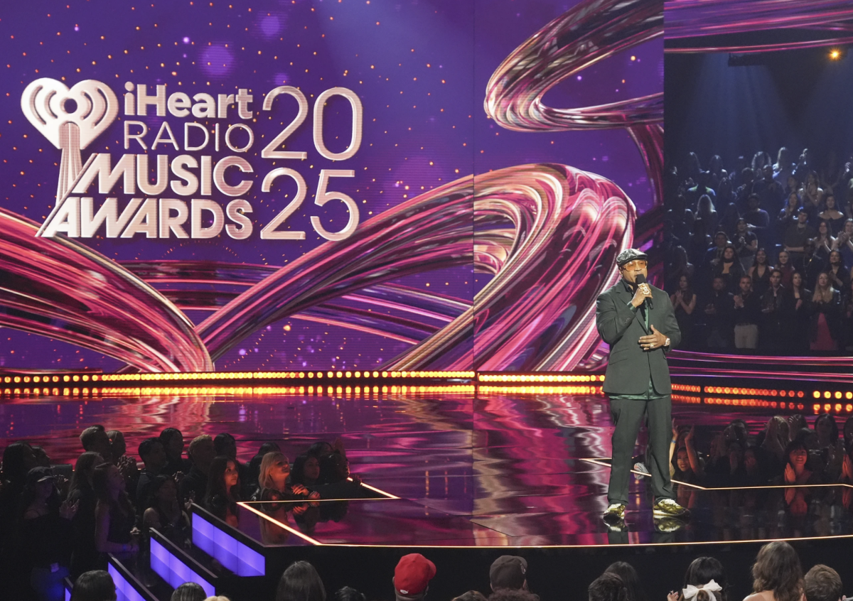 LL Cool J speaks during the iHeart Radio Music Awards on March 17, 2025 in Los Angeles, California. 