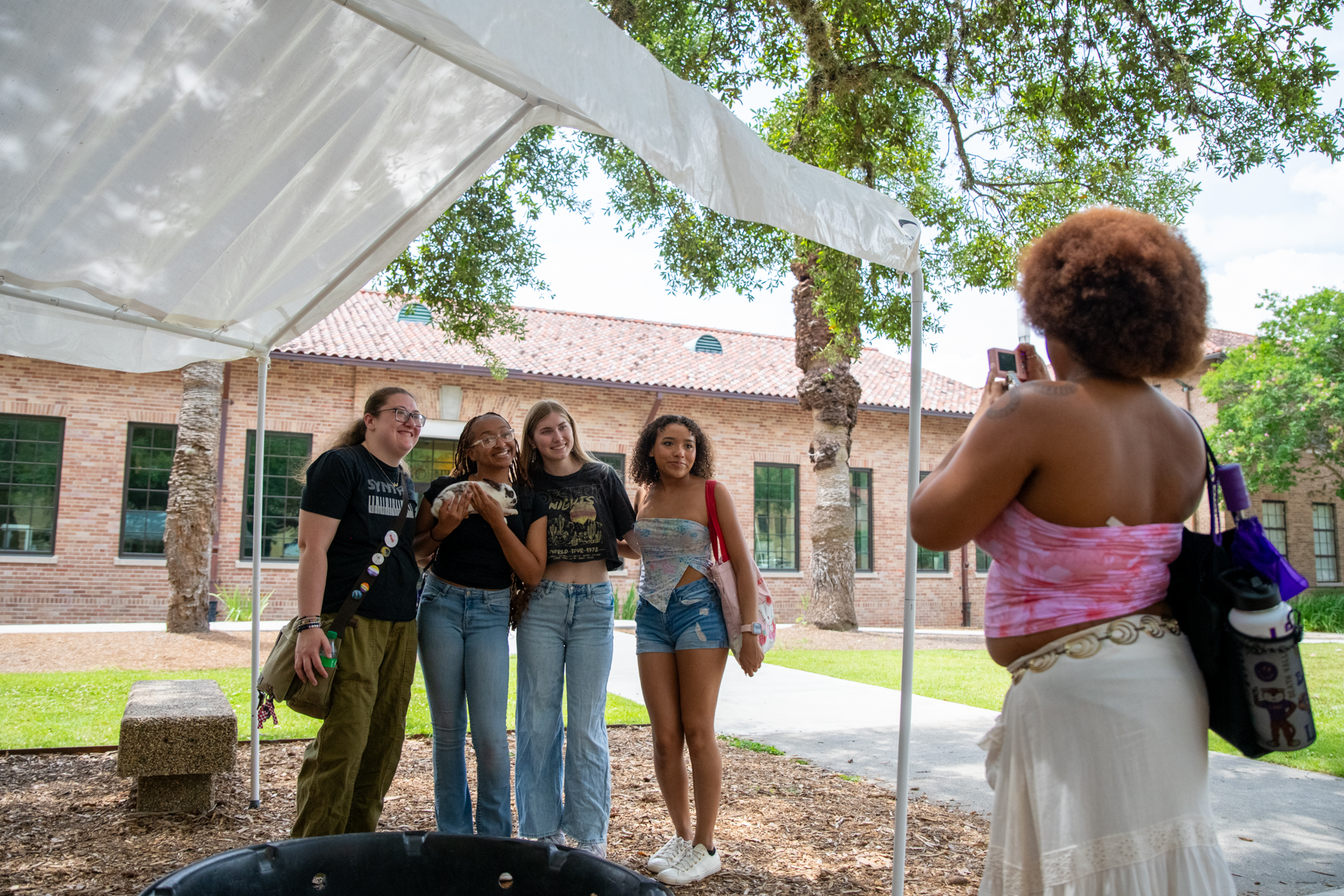 PHOTOS: Bunny petting zoo at LSU Dairy Store