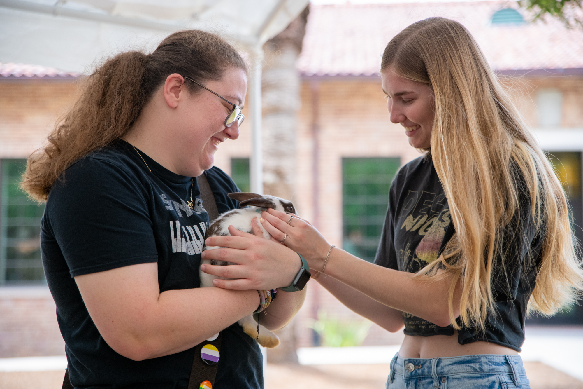 PHOTOS: Bunny petting zoo at LSU Dairy Store
