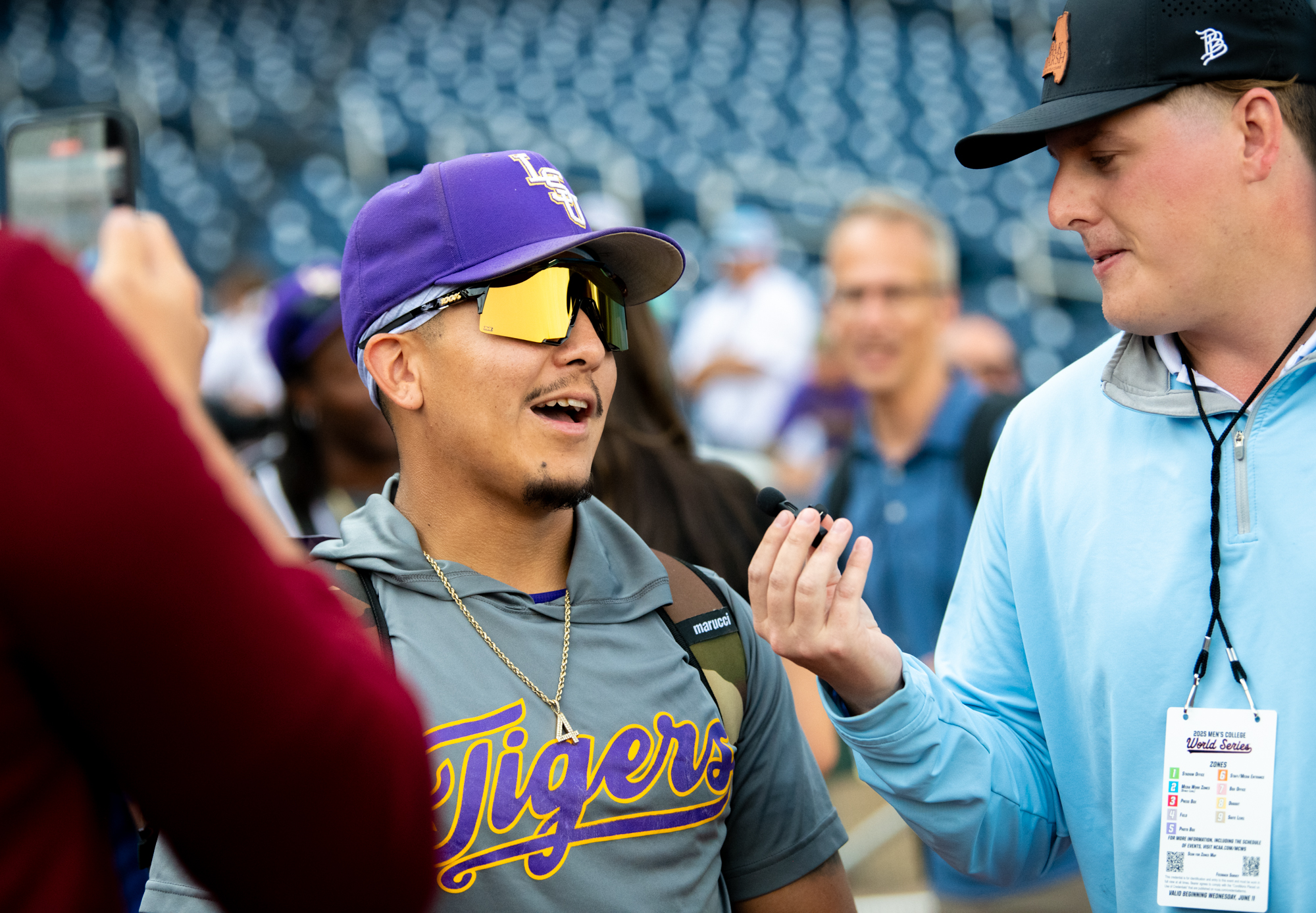 PHOTOS: LSU baseball speaks to media after MCWS practice