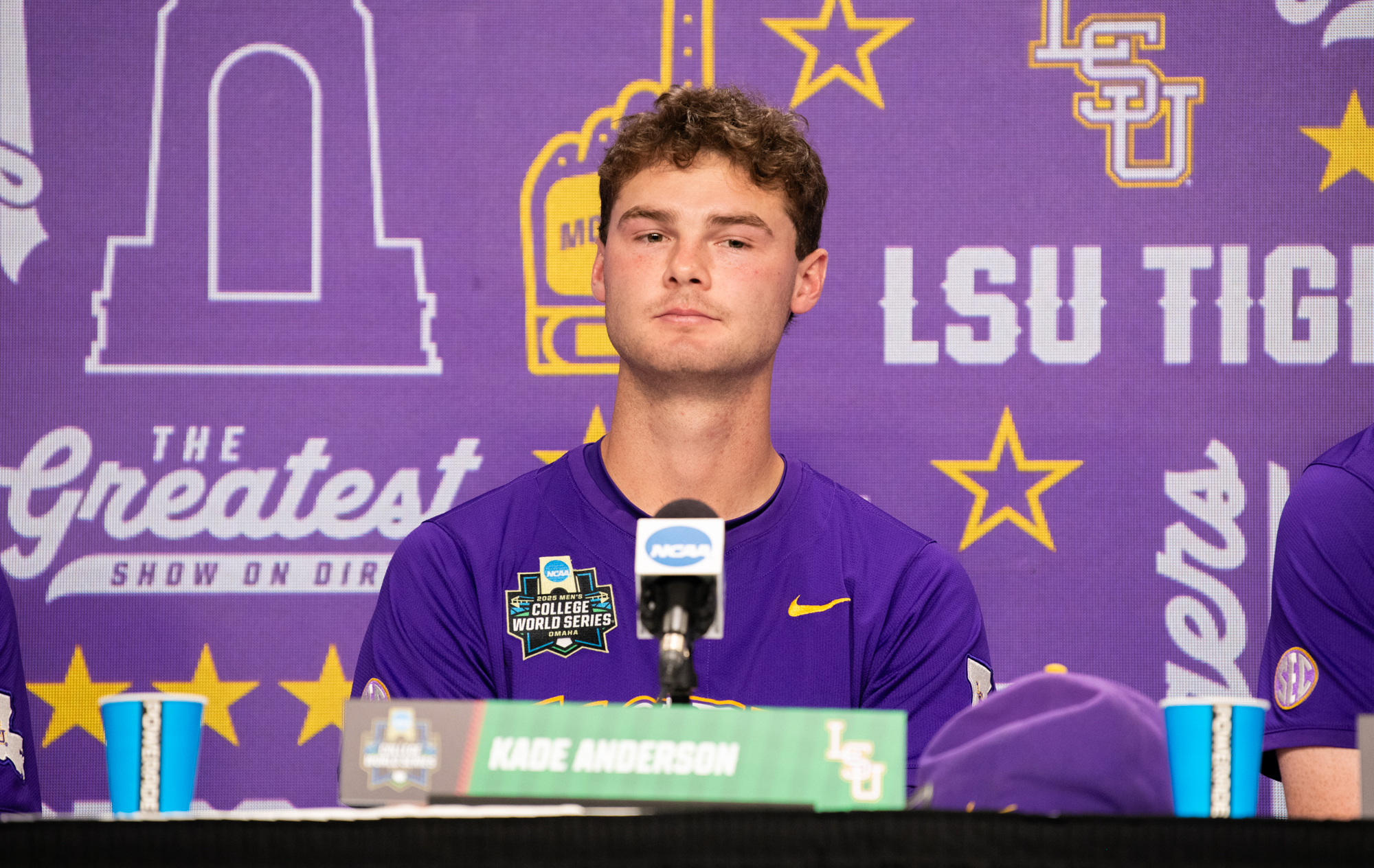 PHOTOS: LSU baseball speaks to media after MCWS practice